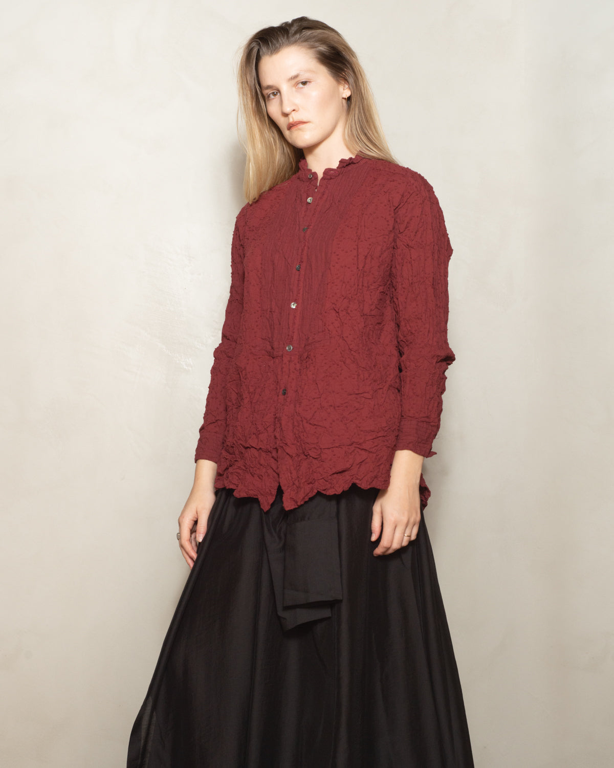 Red Botanical Dye Blouse