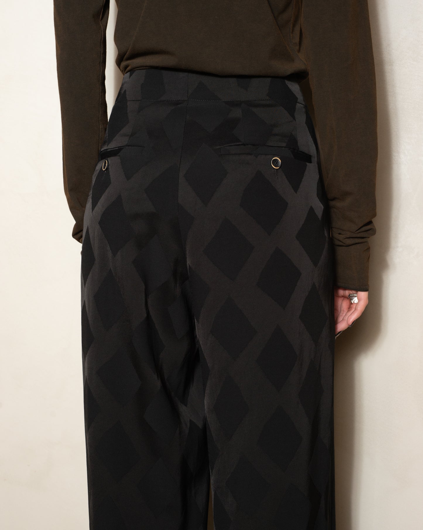 Black Pitti Pants