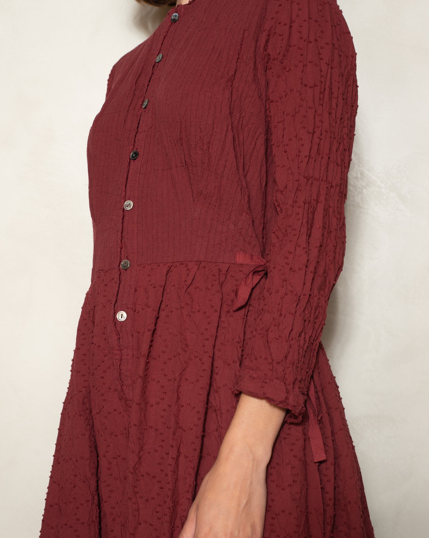 Red Botanical Dye Dress