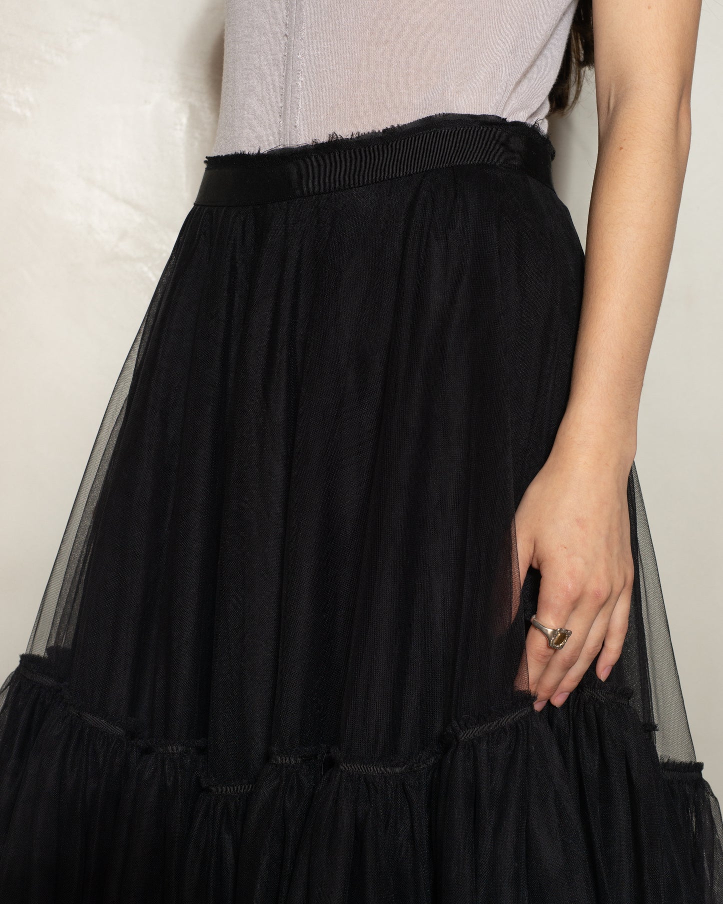 Noir Tulle Skirt