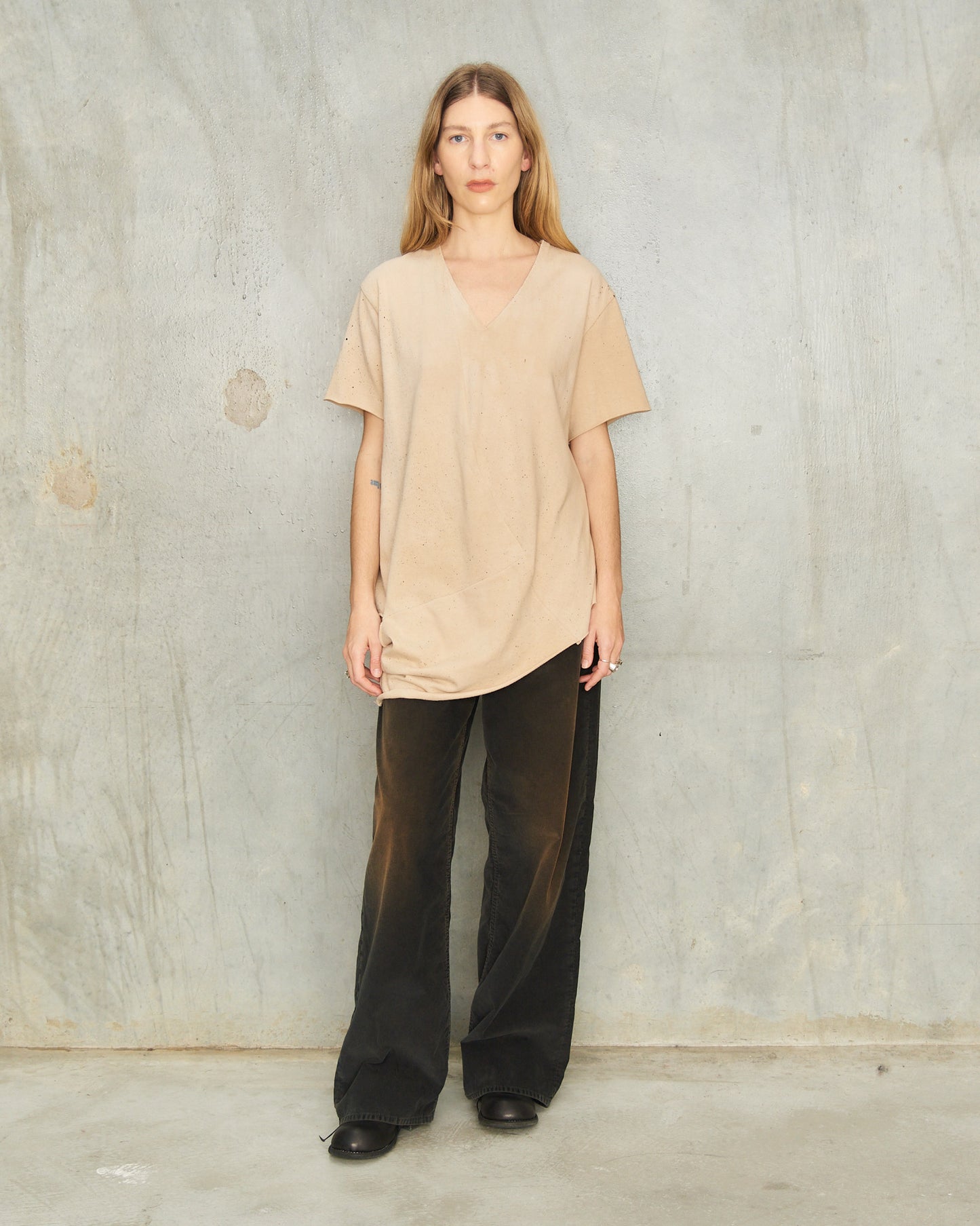 Black Corduroy Casual Trousers