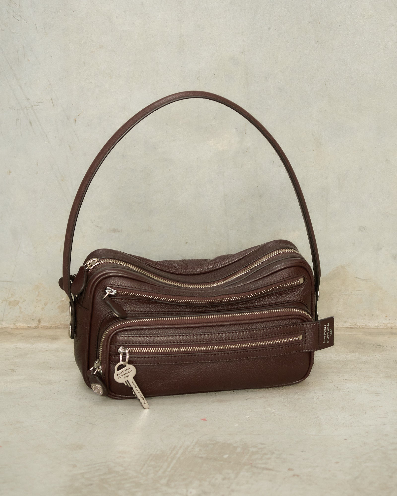 Acne Studios Chocolate Camero Party Bag Brown C10240 - DILETTANTE 
