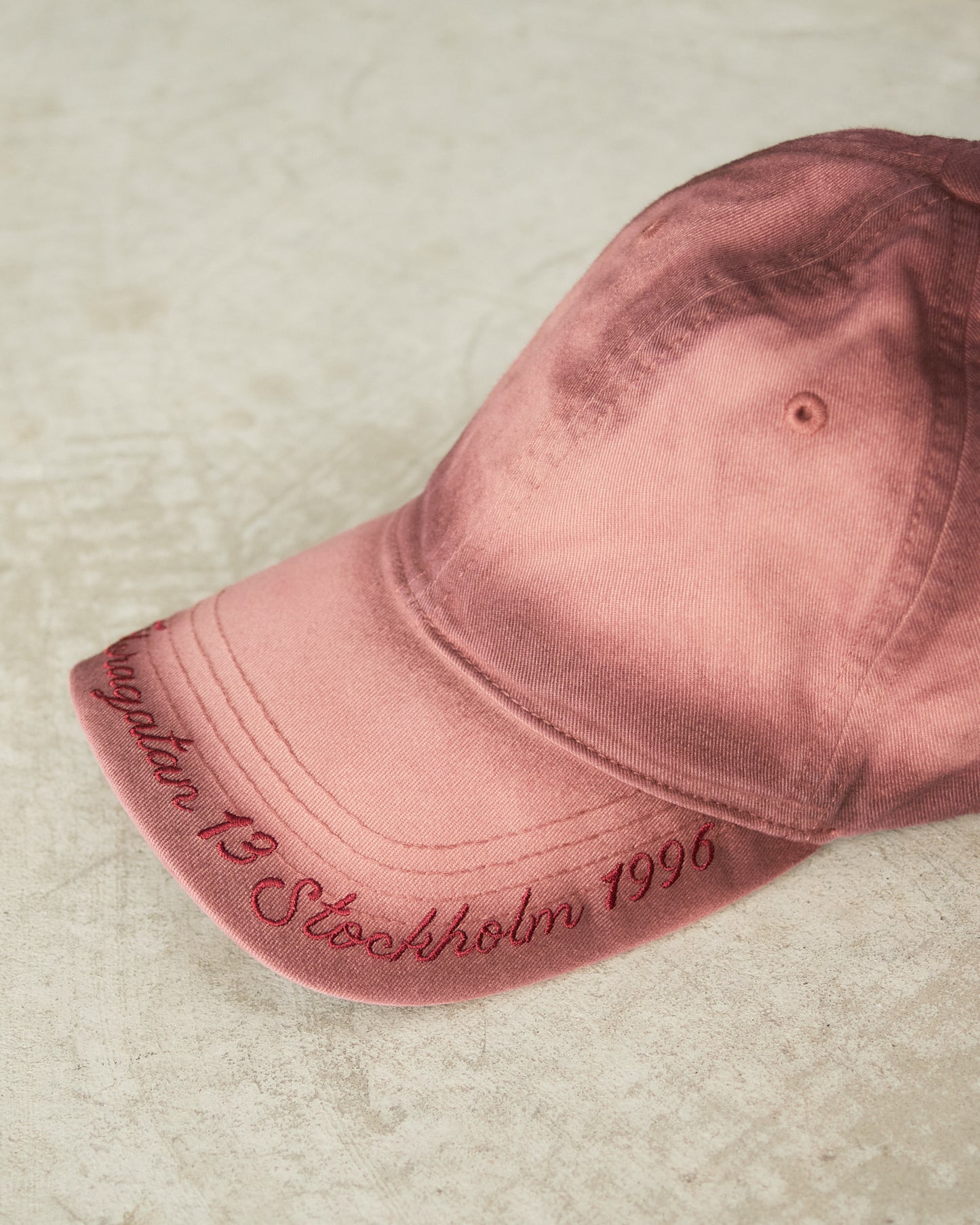 Mauve Pink Dyed Cap