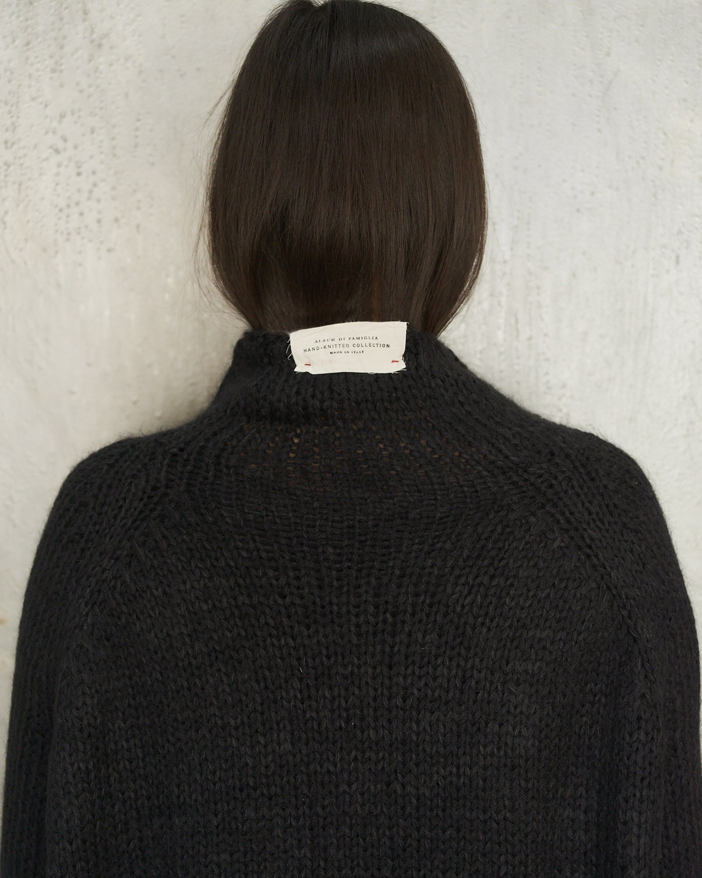 Black Cashmere Silk Pullover