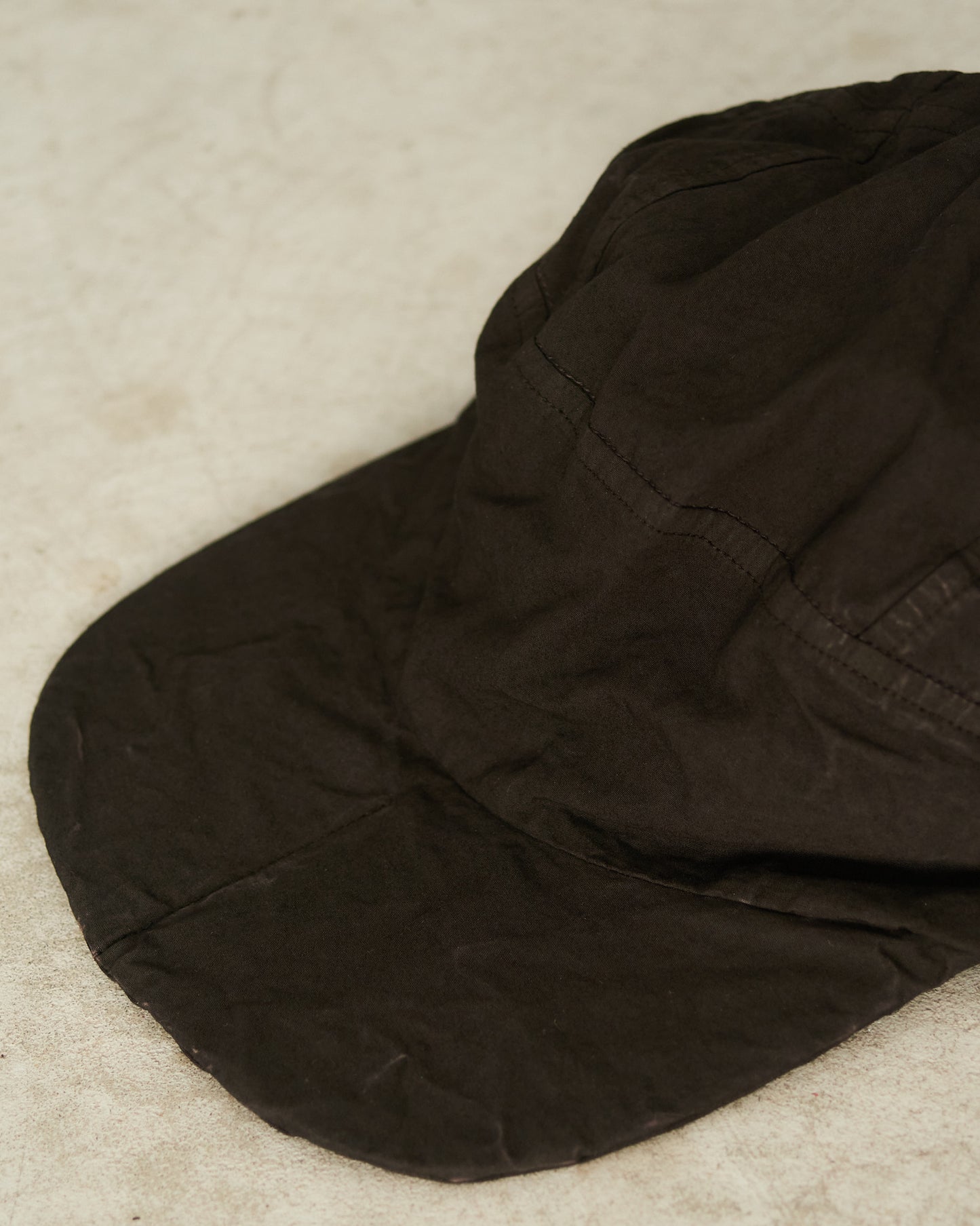 Dark Brown Cotton Cap