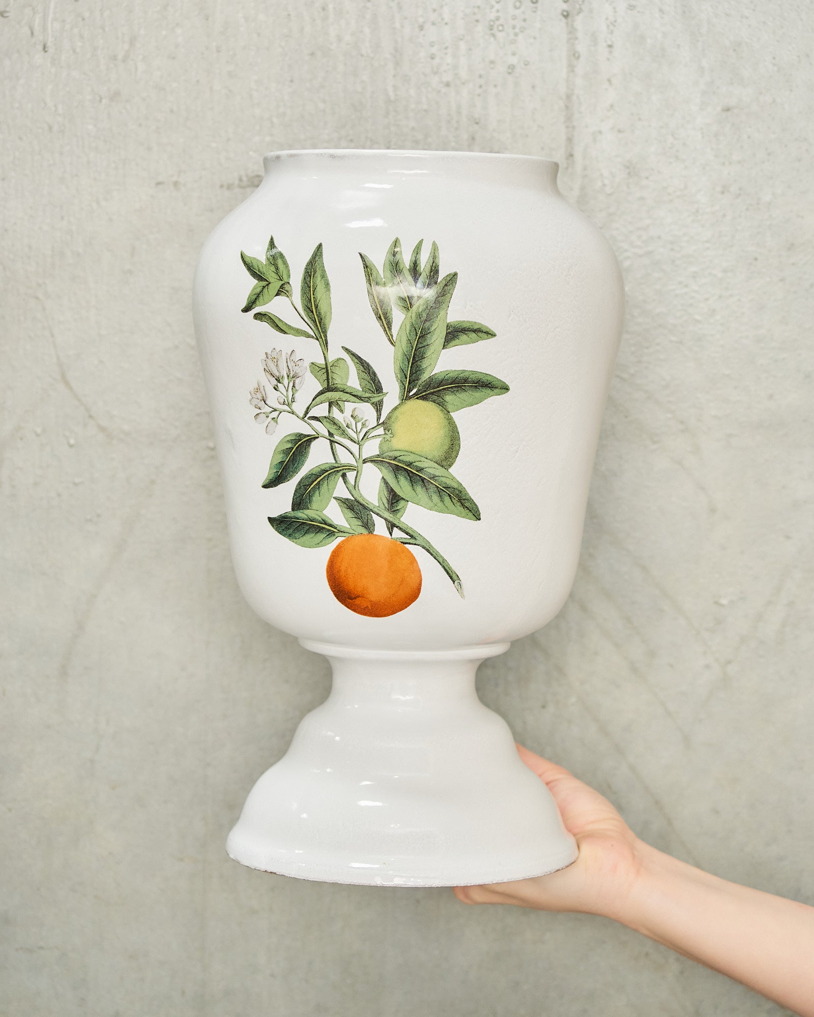 Astier De Villatte Bitter Orange Large Vase White VSEJHN60
