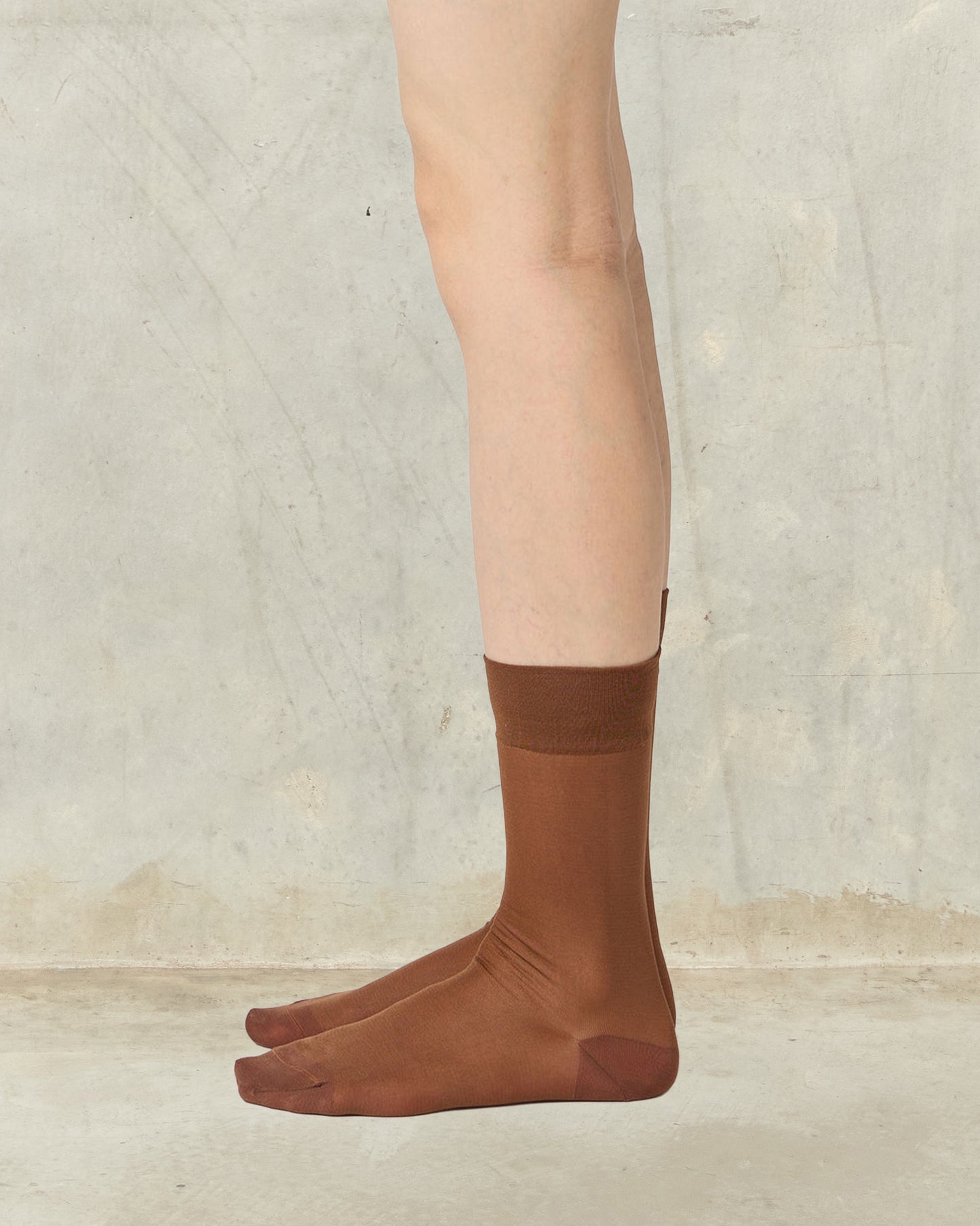 Brown Sheer Socks