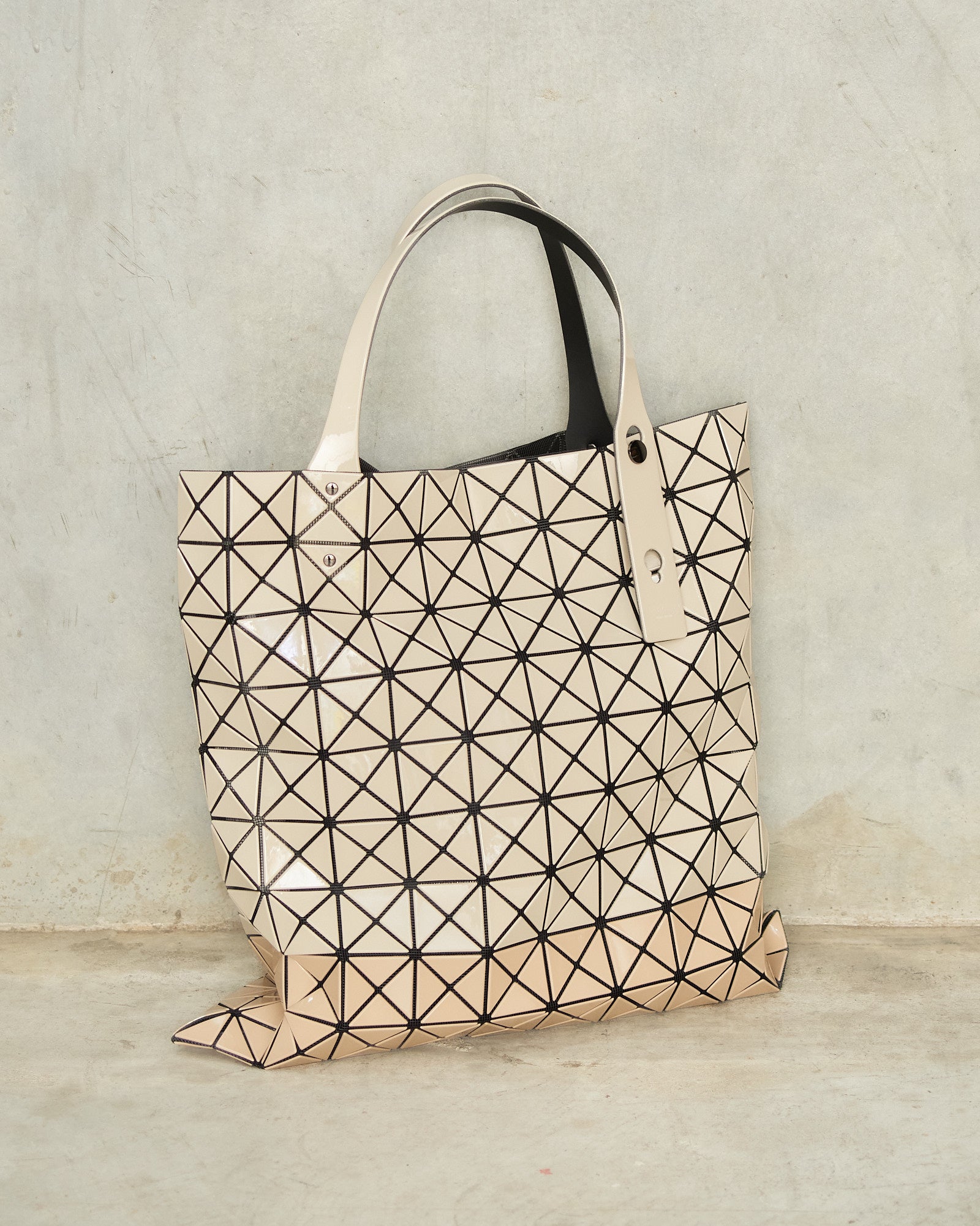 Bao Bao Beige Two-Tone Prism Tote Beige BB58AG523 - DILETTANTE