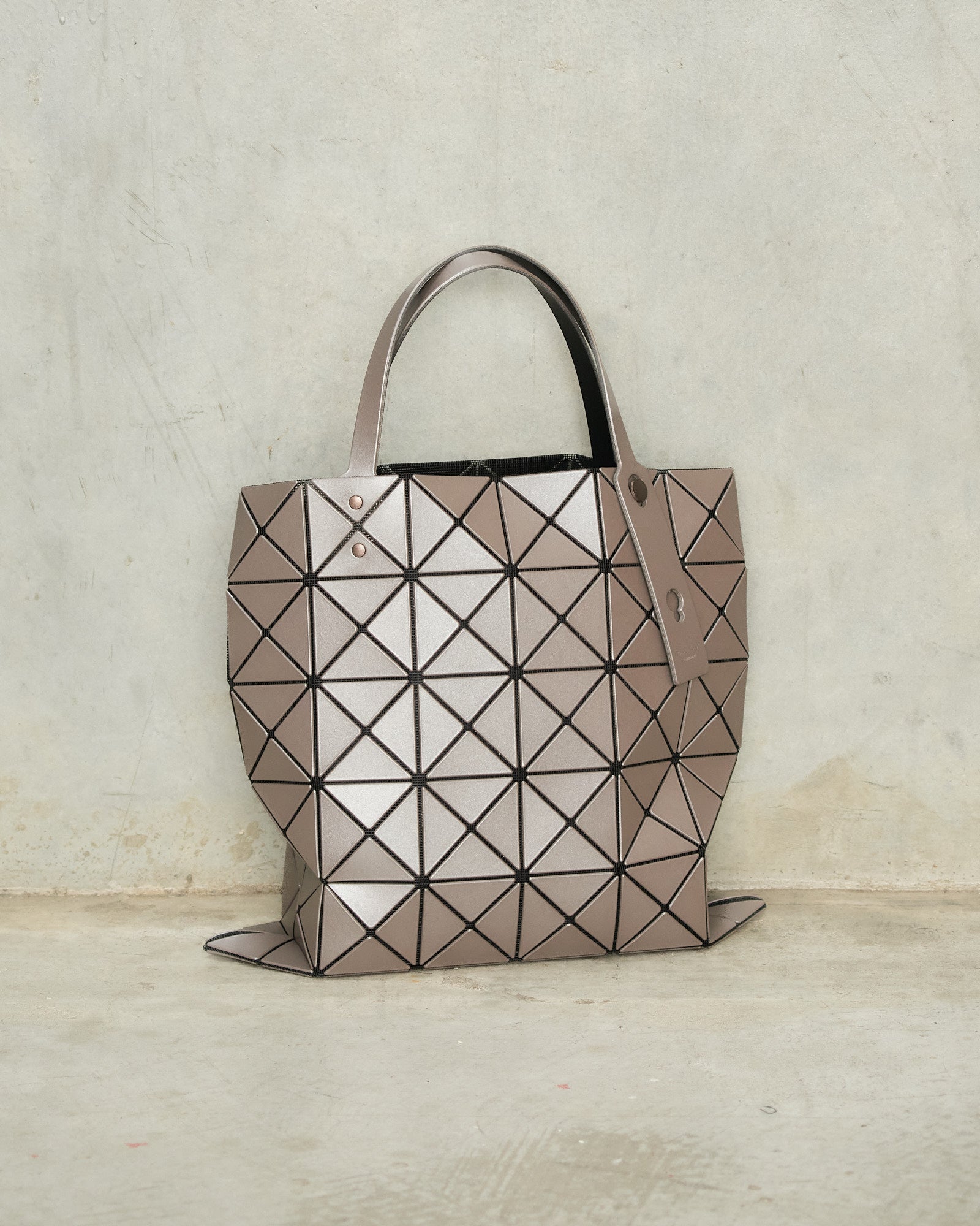 Bao Bao Stone Lucent Metallic Tote Grey BB58AG623 - DILETTANTE