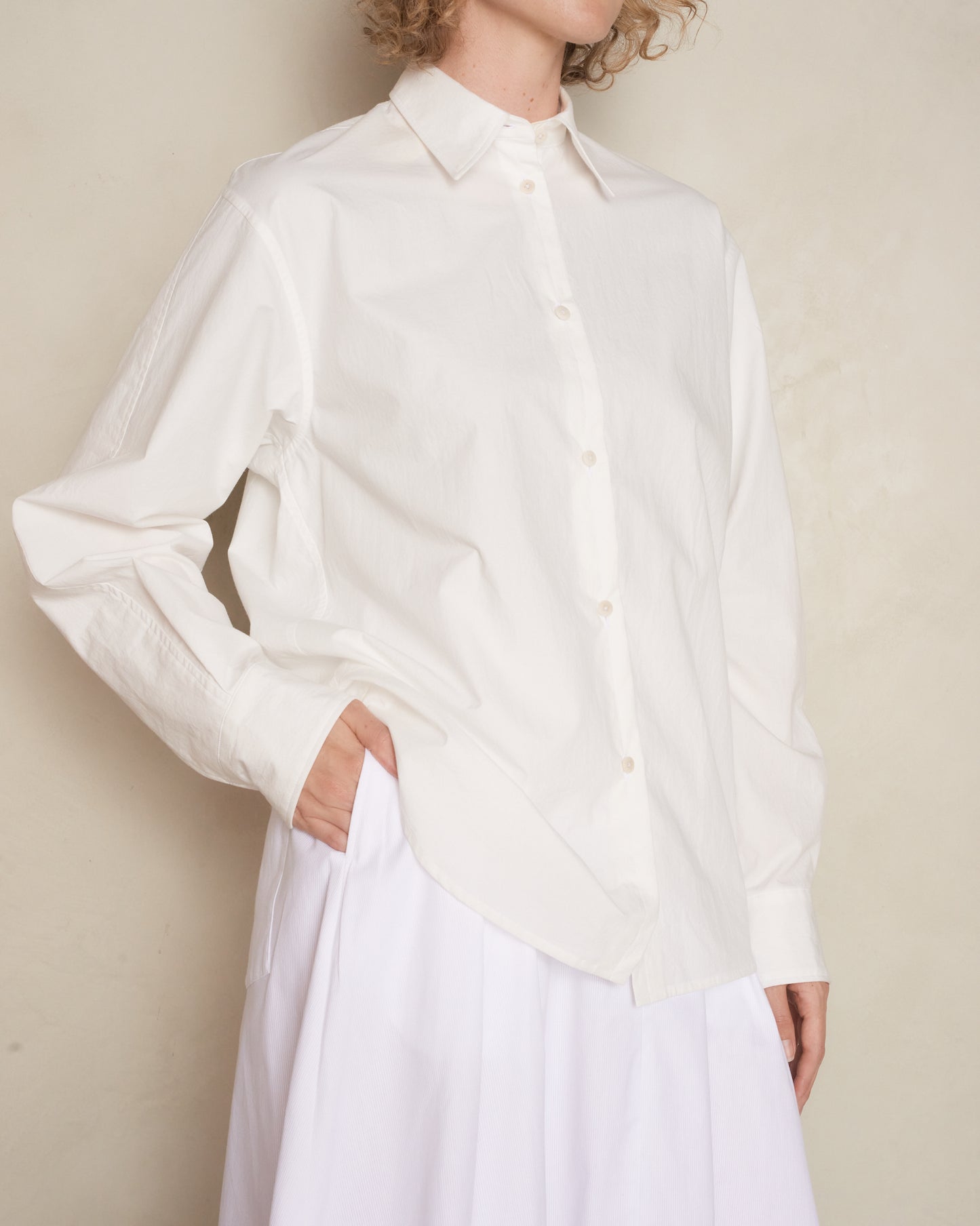 White Linear Shirt