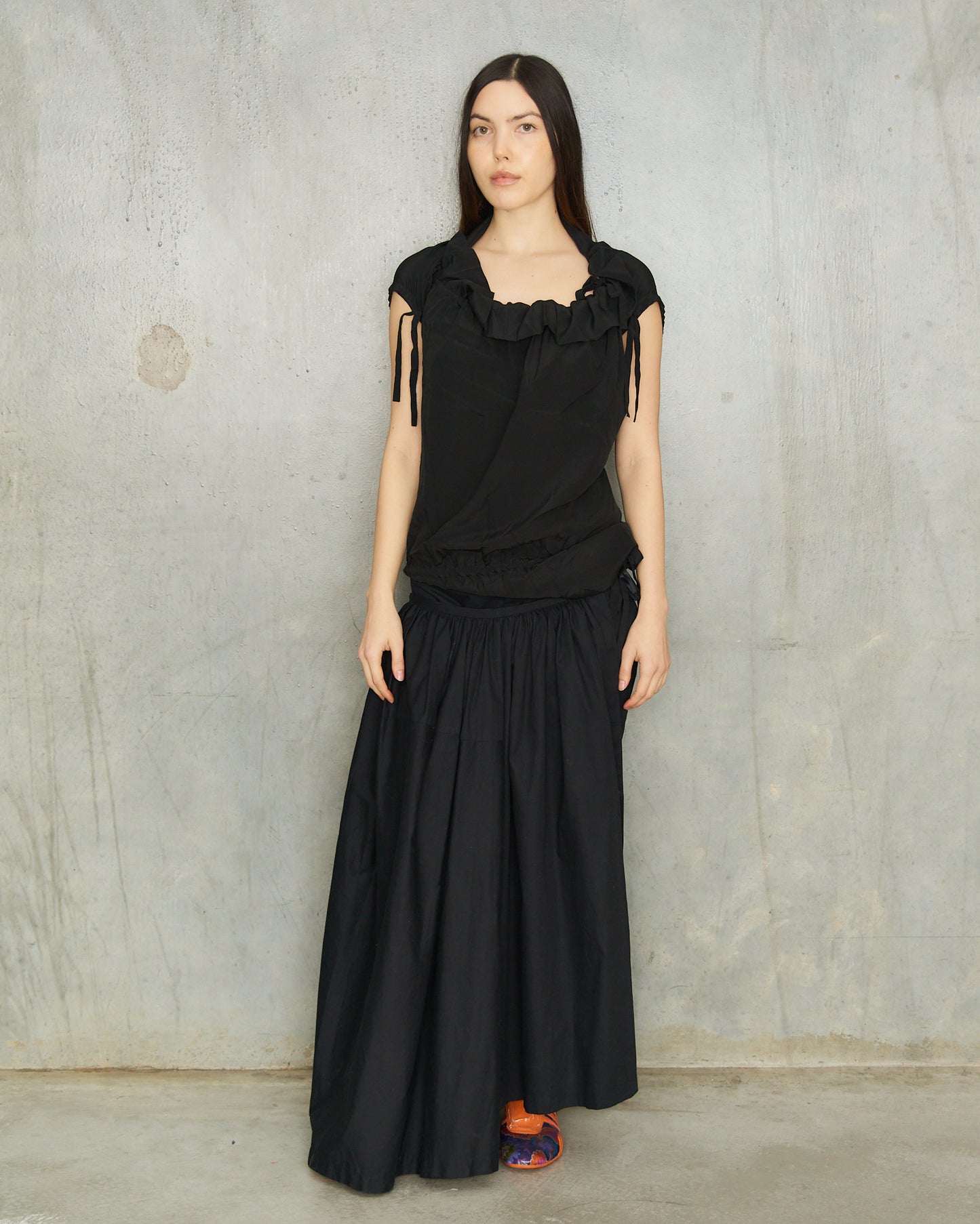 Comme Des Garcons AW2001 Black Skirt Trousers