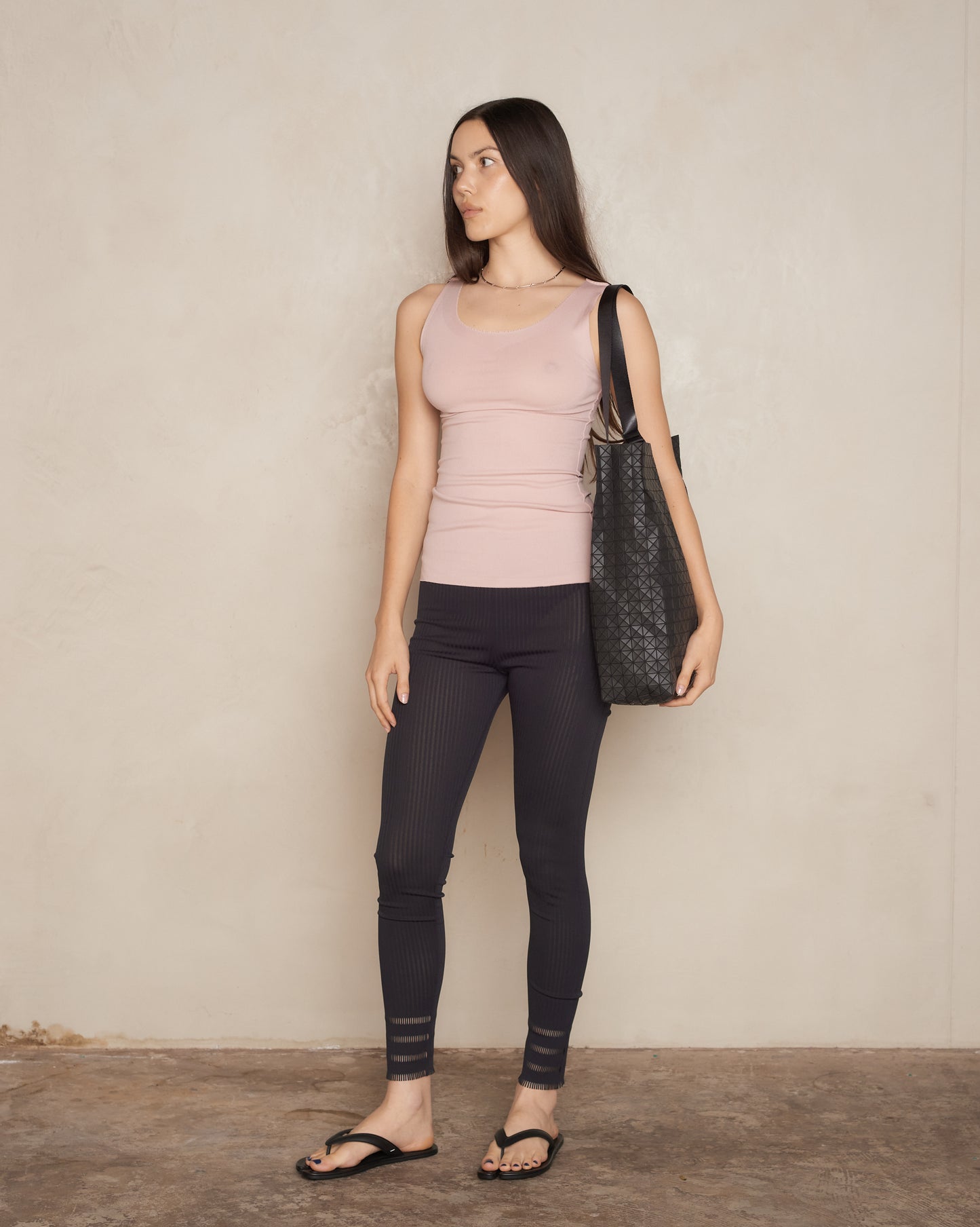 Black A-POC Leggings