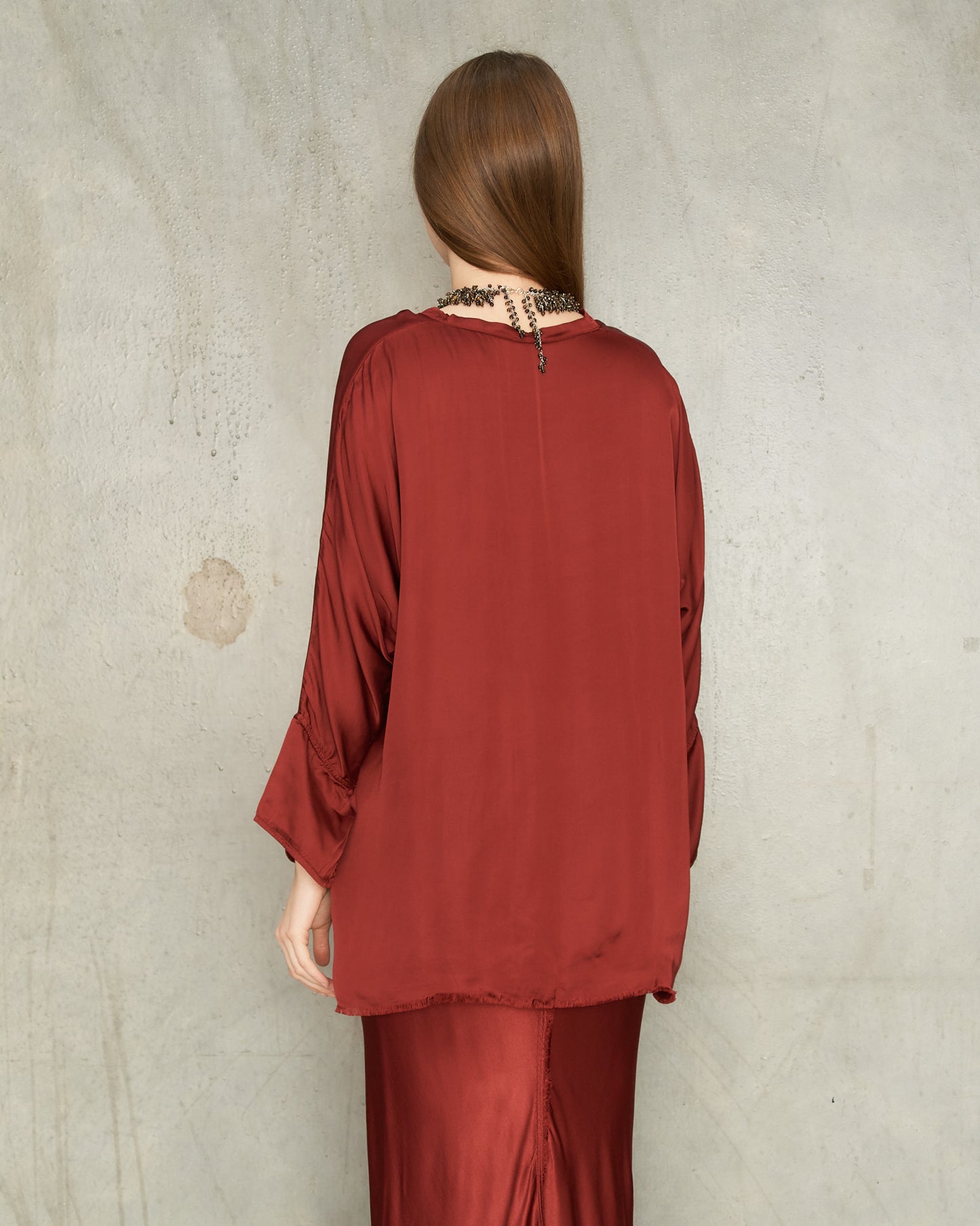 Burgundy Layla Blouse