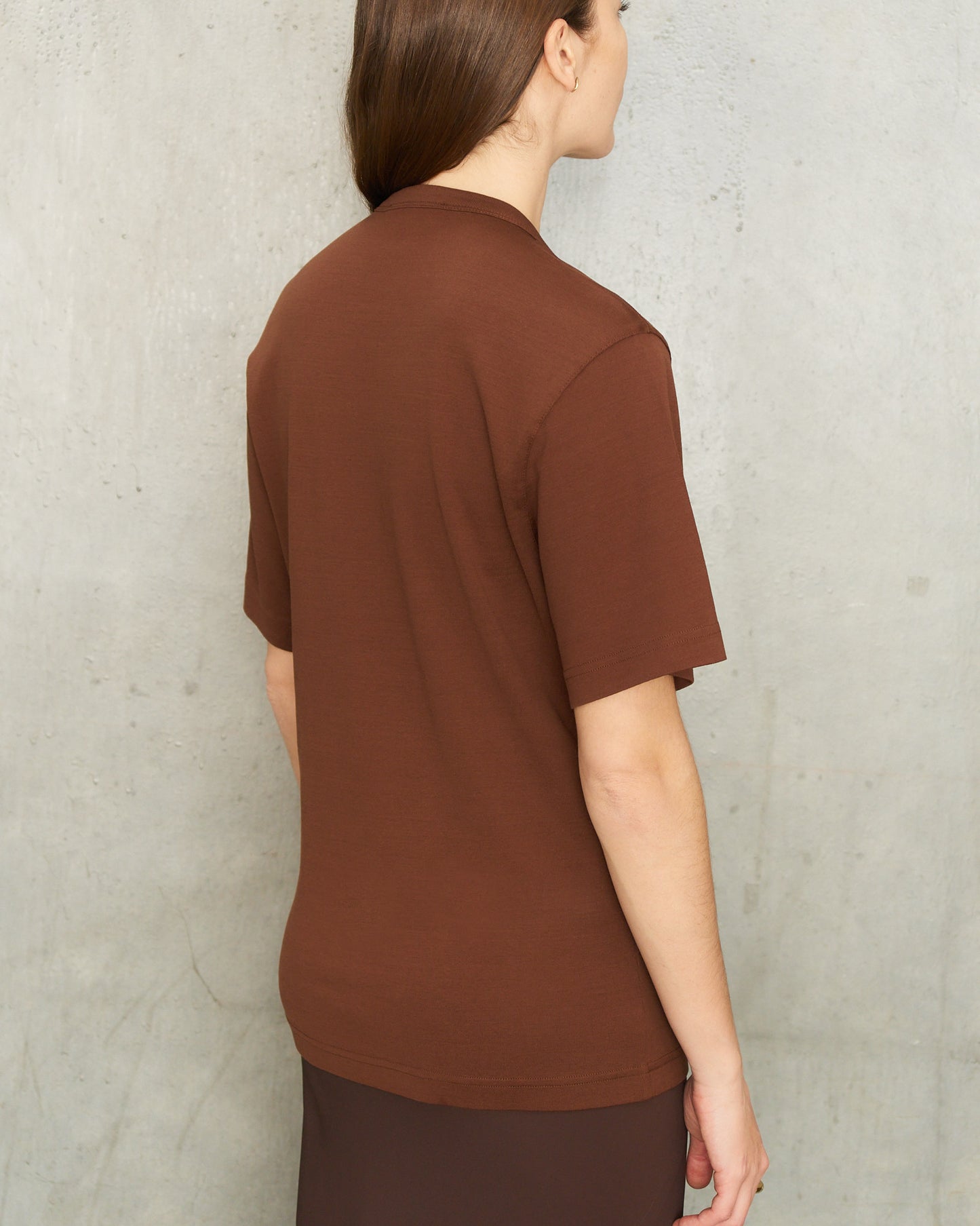 Brunette Ribbed T-Shirt