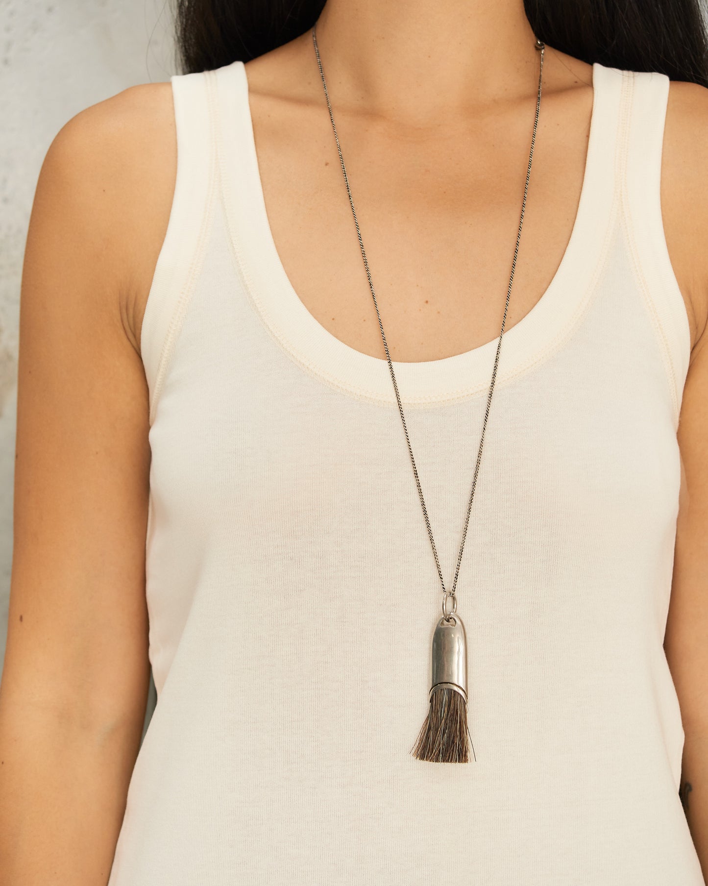 Light Cream Rib Tank