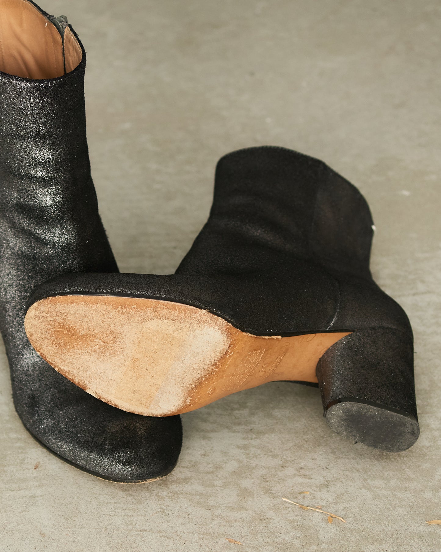 Maison Margiela Grey Sparkle Boots
