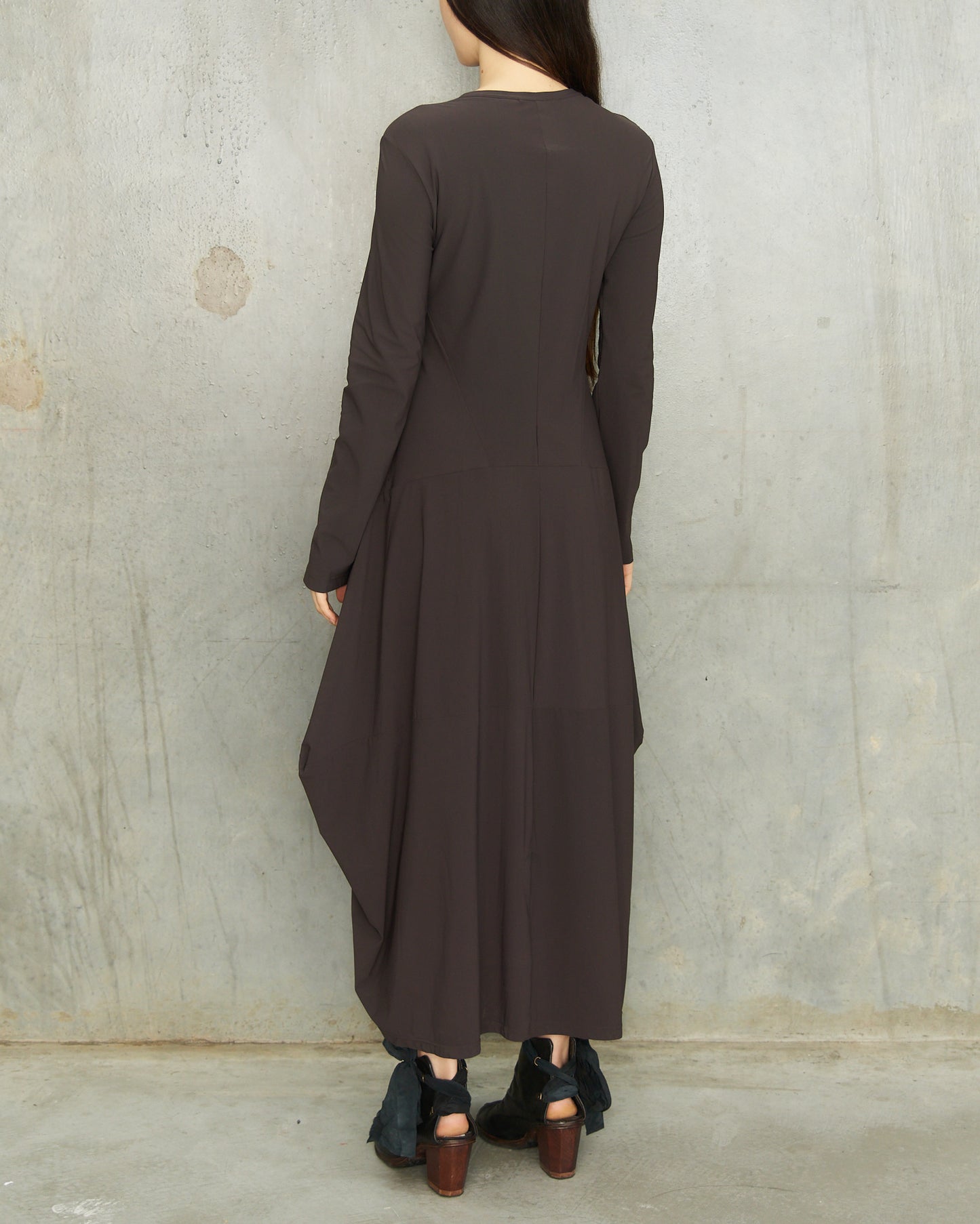 Marithé + François Girbaud Grape Long Sleeve Dress