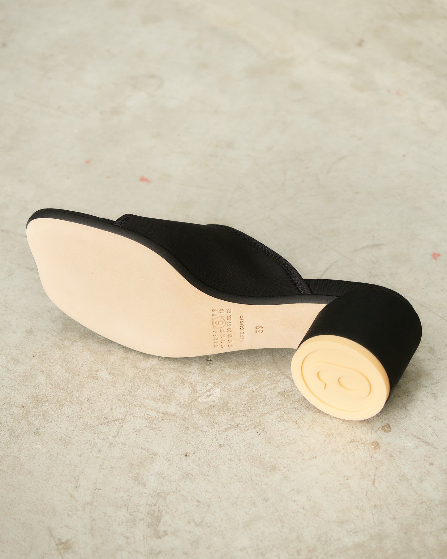 Black Strapped Sandal Heels