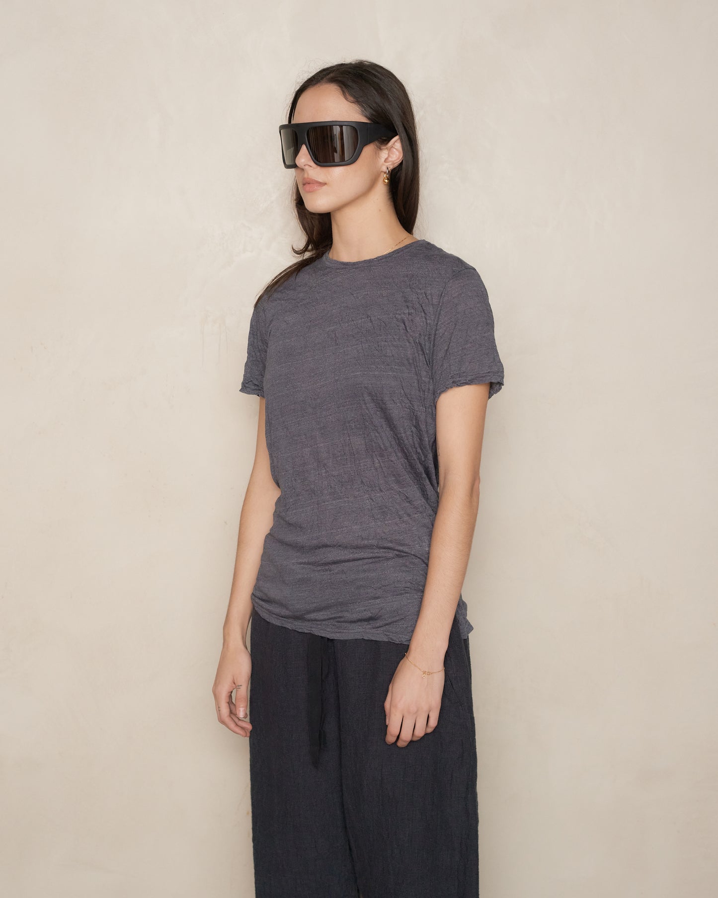 Charcoal Crinkle T-shirt