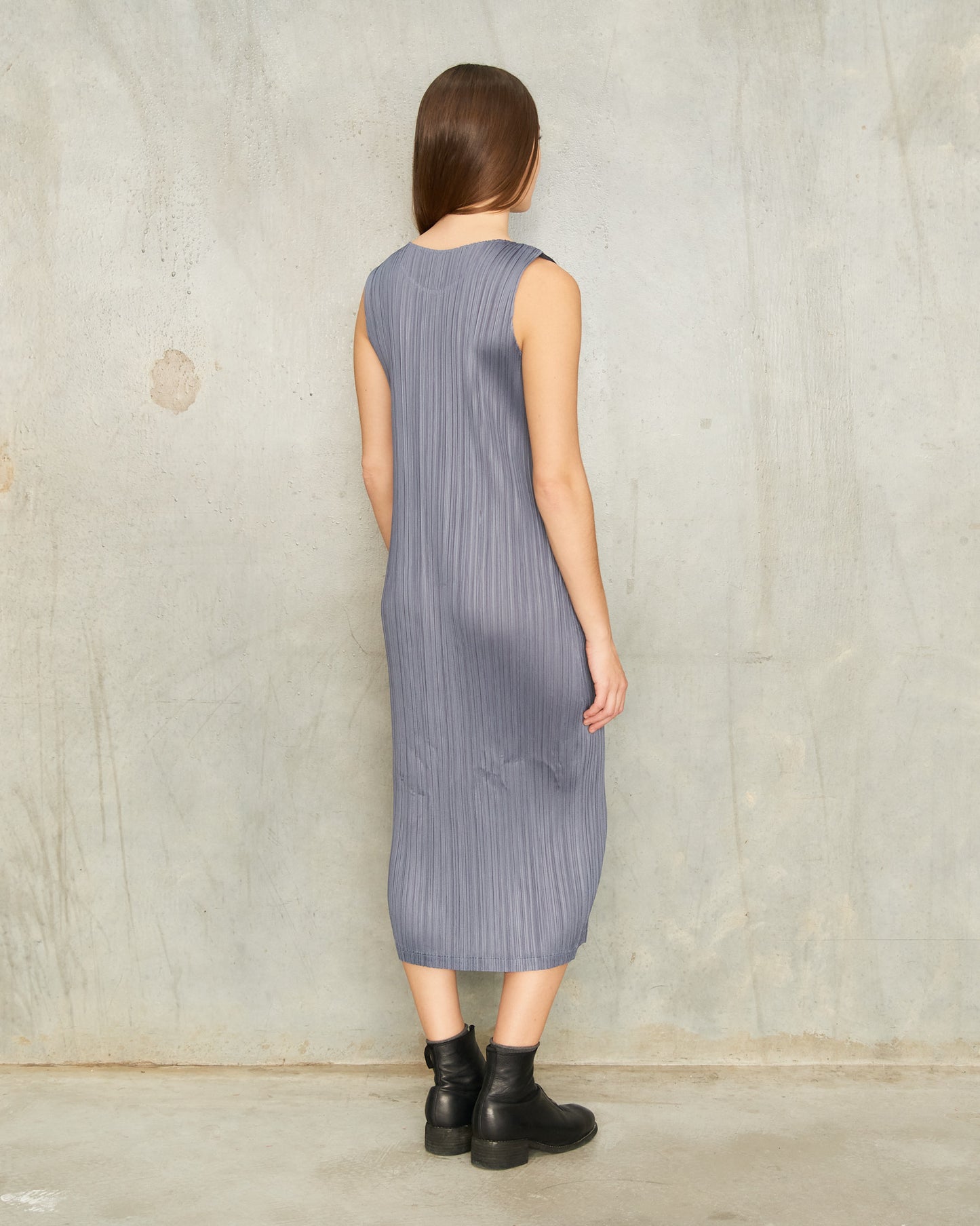Steel Grey Signature Tank Dress