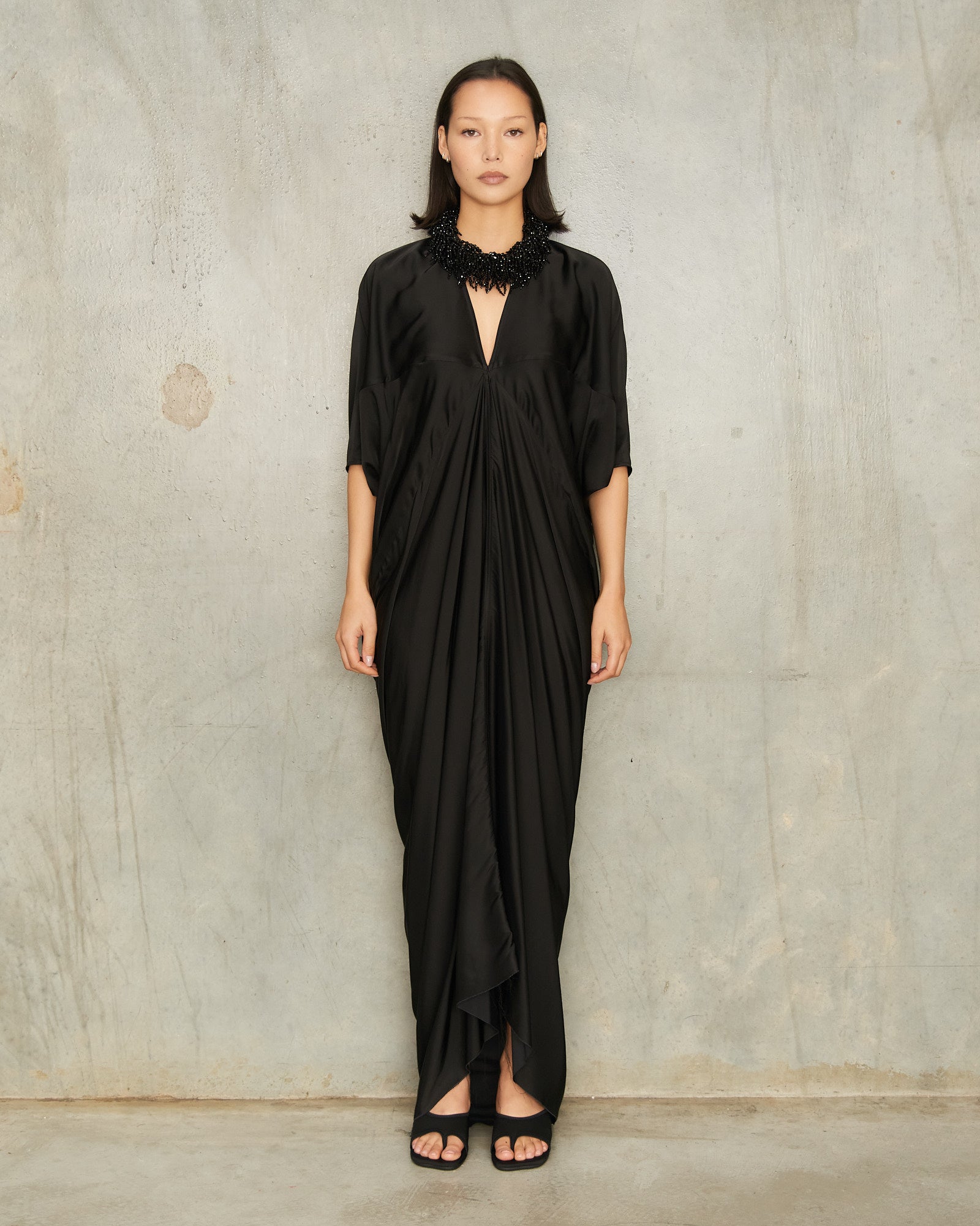 Rick Owens Black Kite Gown Black RP02E4506 - DILETTANTE Dilettante Rick Owens Black Kite Gown Black RP02E4506 - DILETTANTE Dilettante