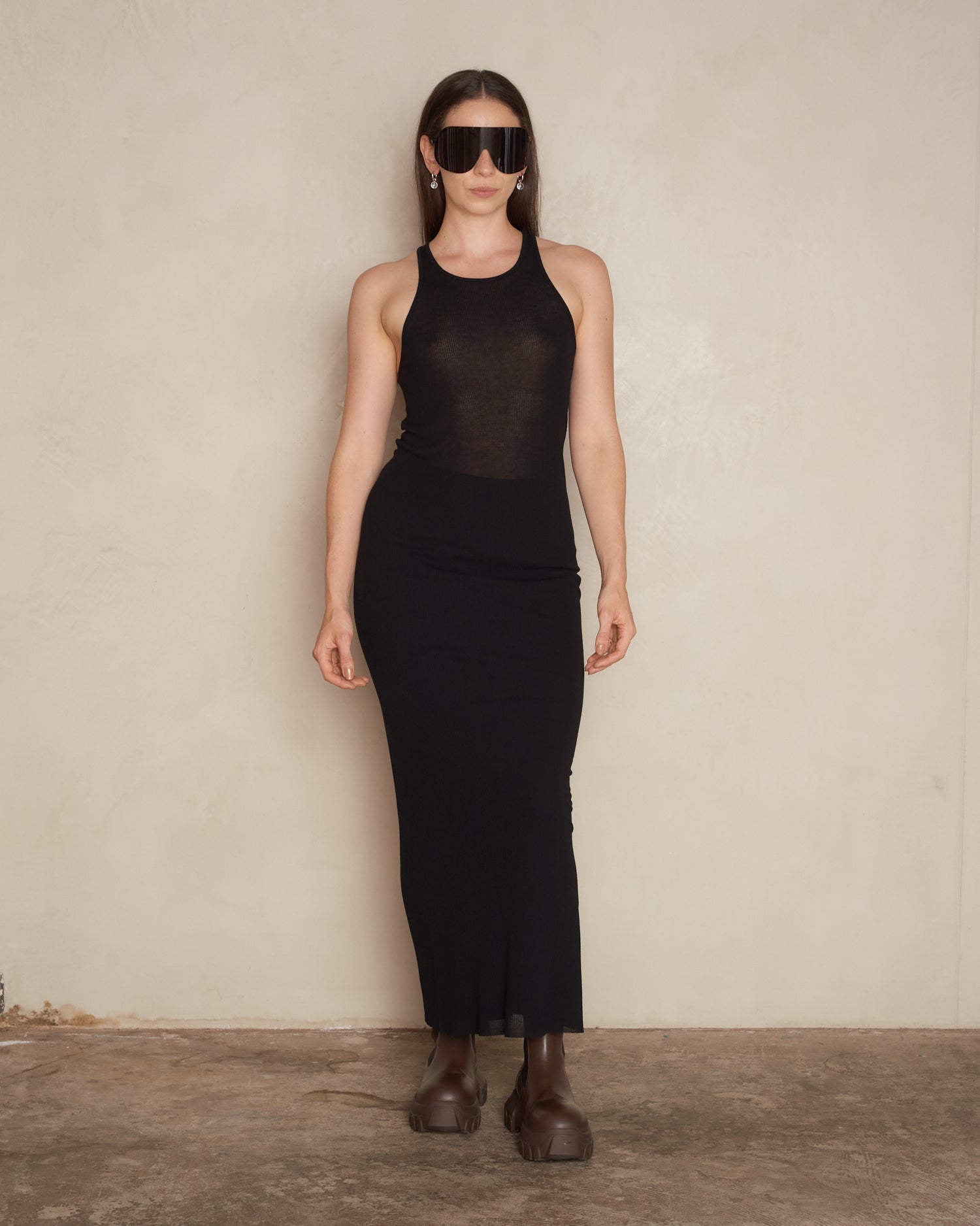 Black Easy Tank Dress – Dilettante