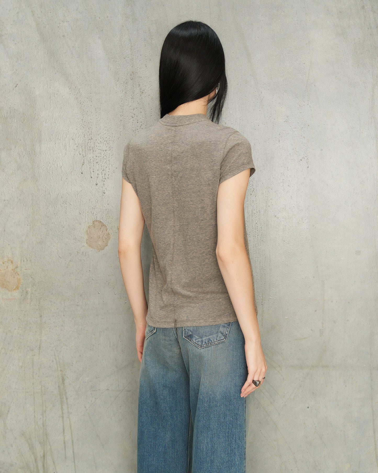 Grey Melange Level T-Shirt