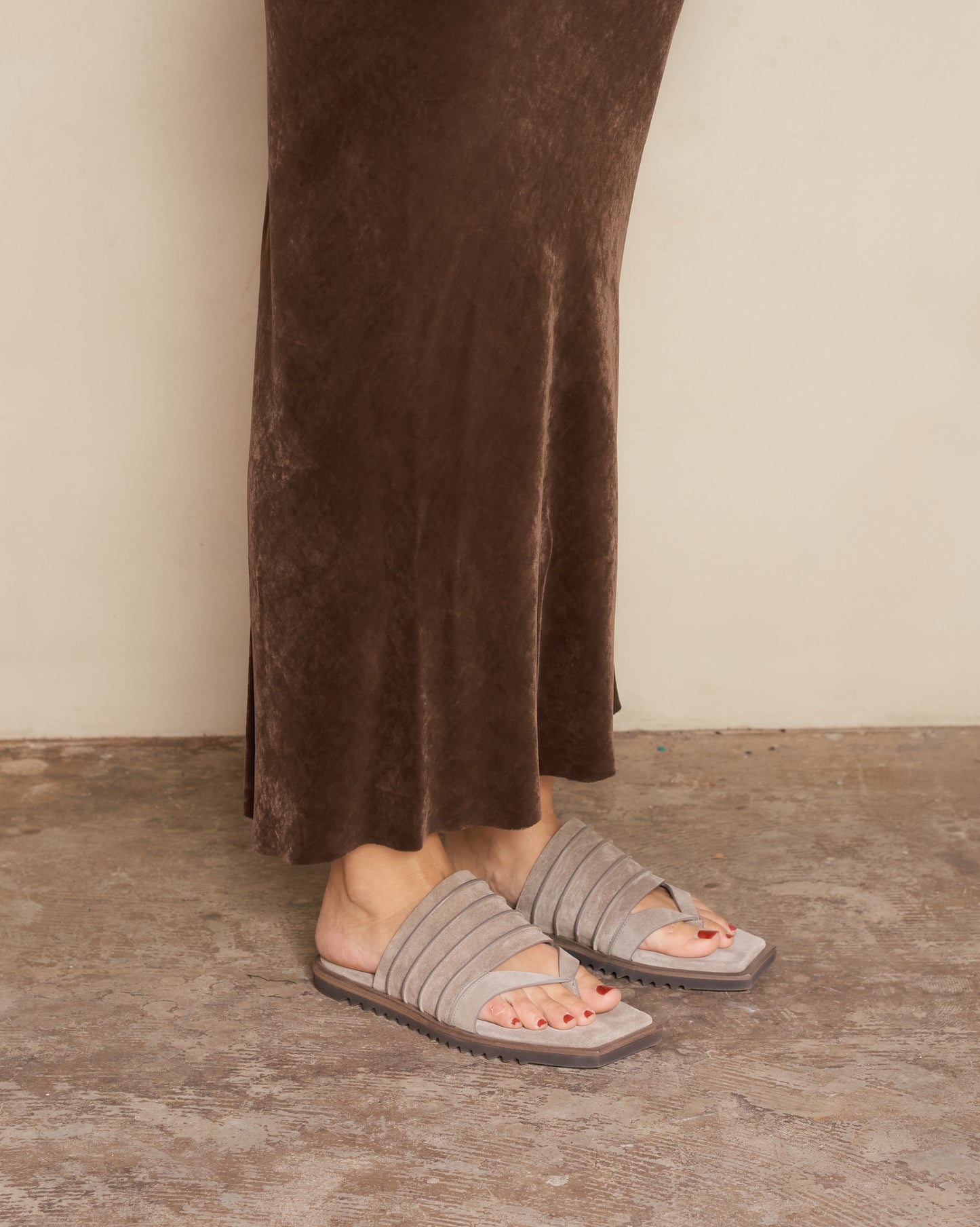 Dust Suede Sandal