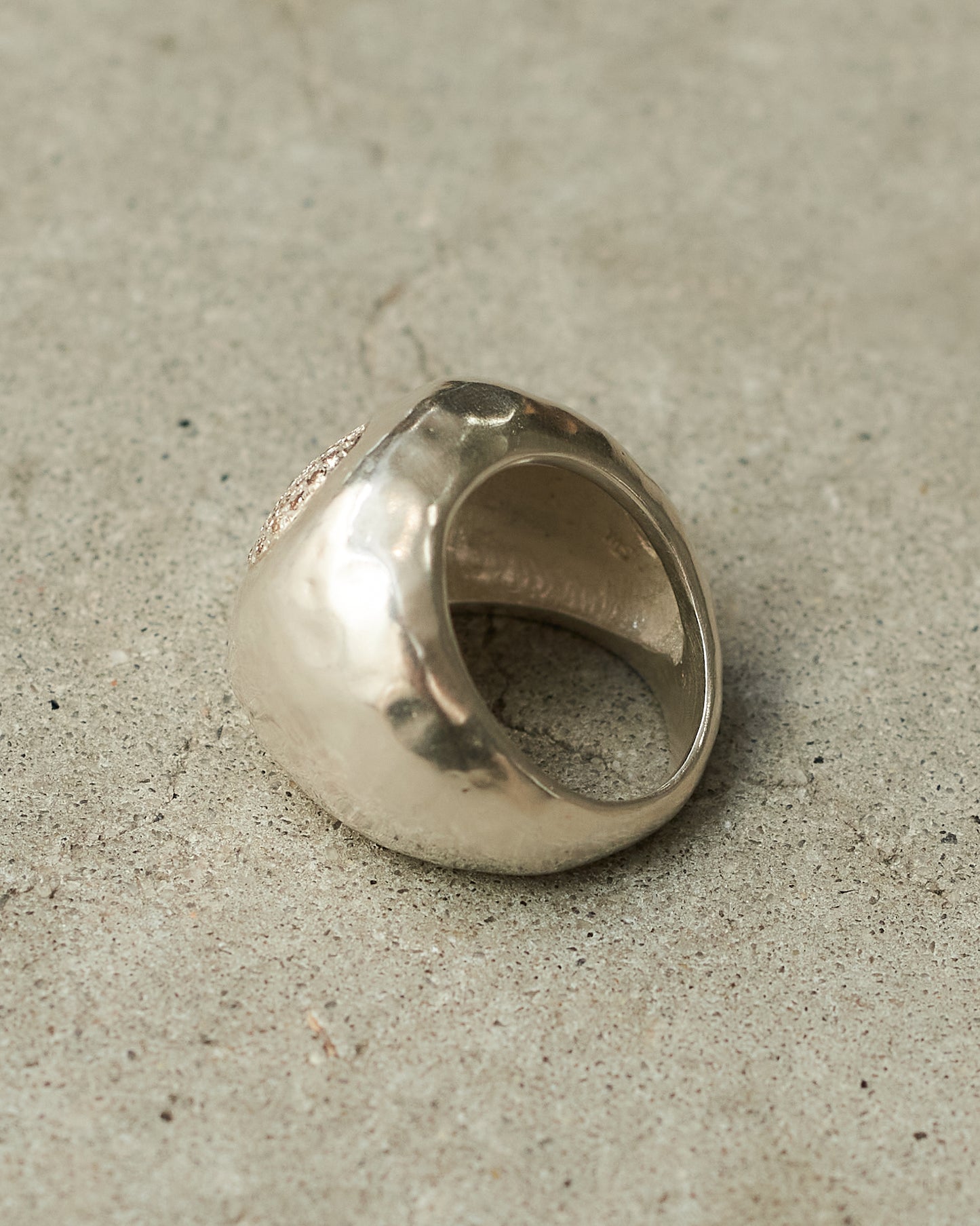 Deborah Silver Cognac Diamond Ring