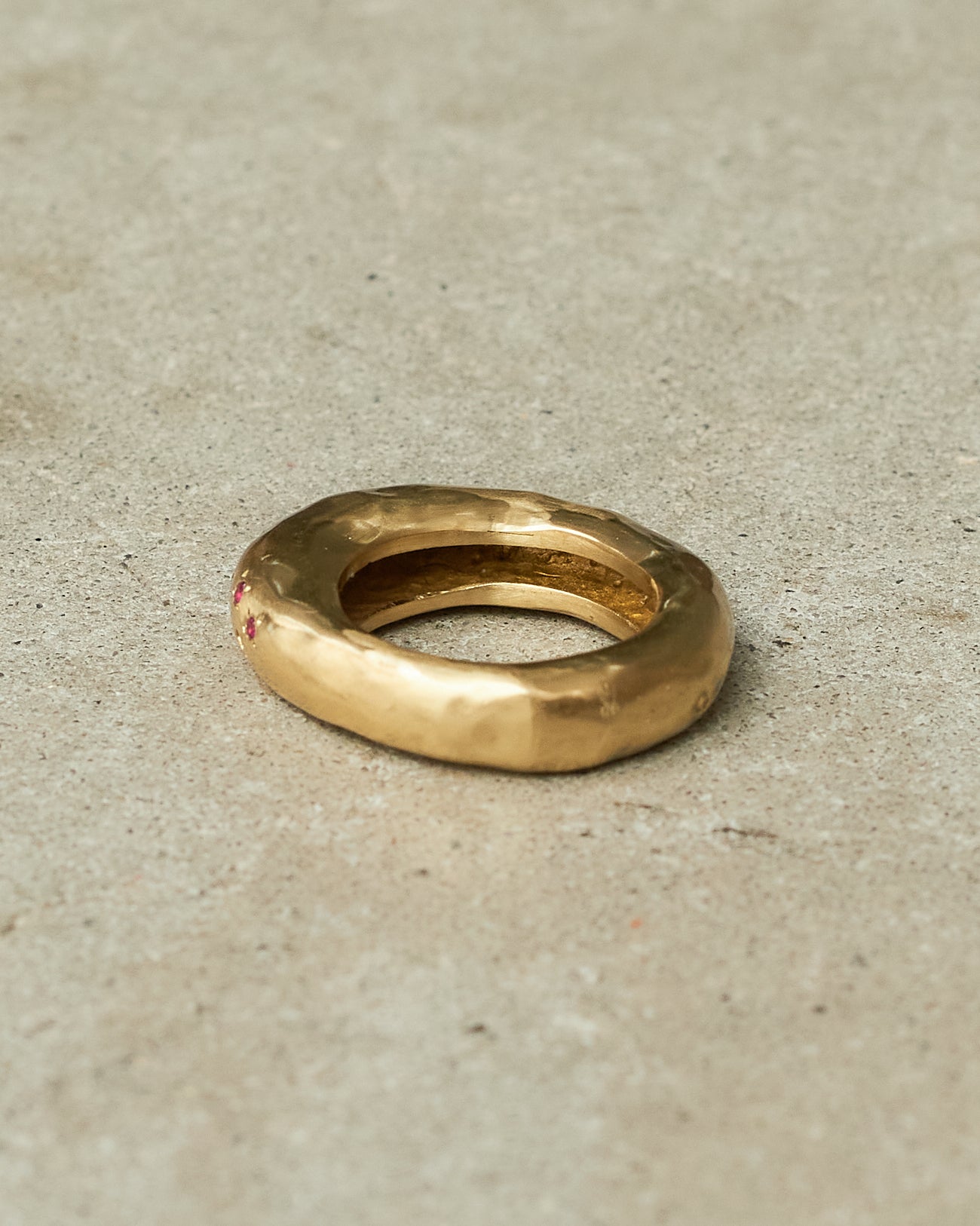 Firat Copper Rubies Ring