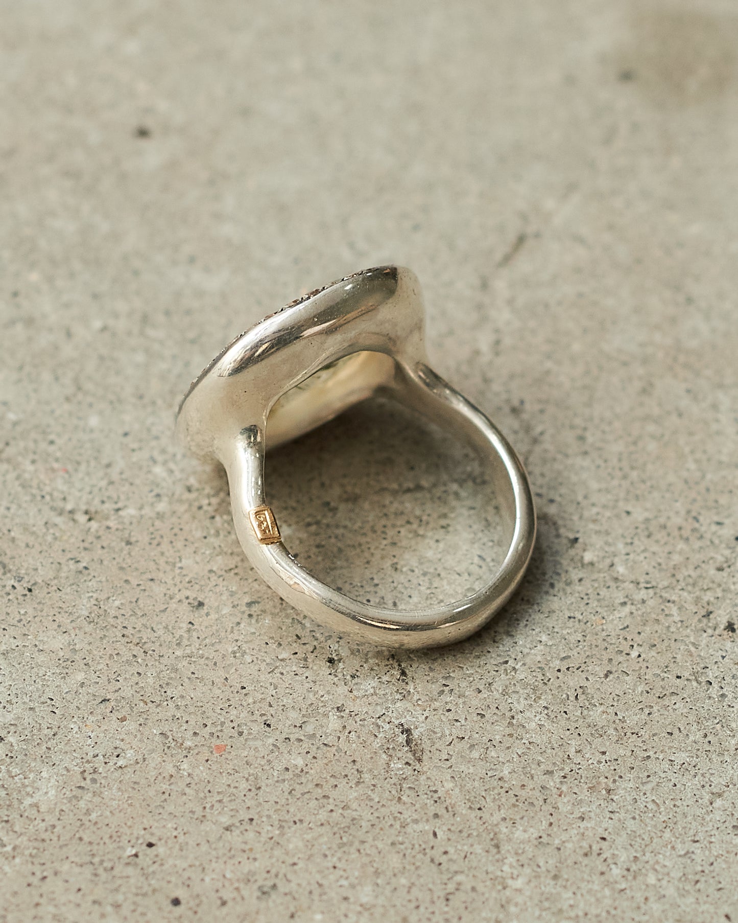 Junya Green Quartz Cognac Ring
