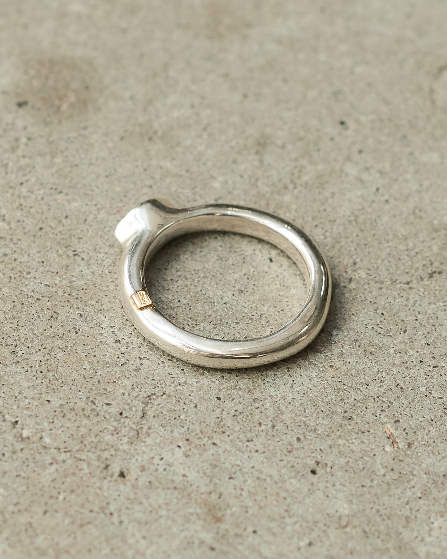 Marquise Silver Cognac Diamond Ring