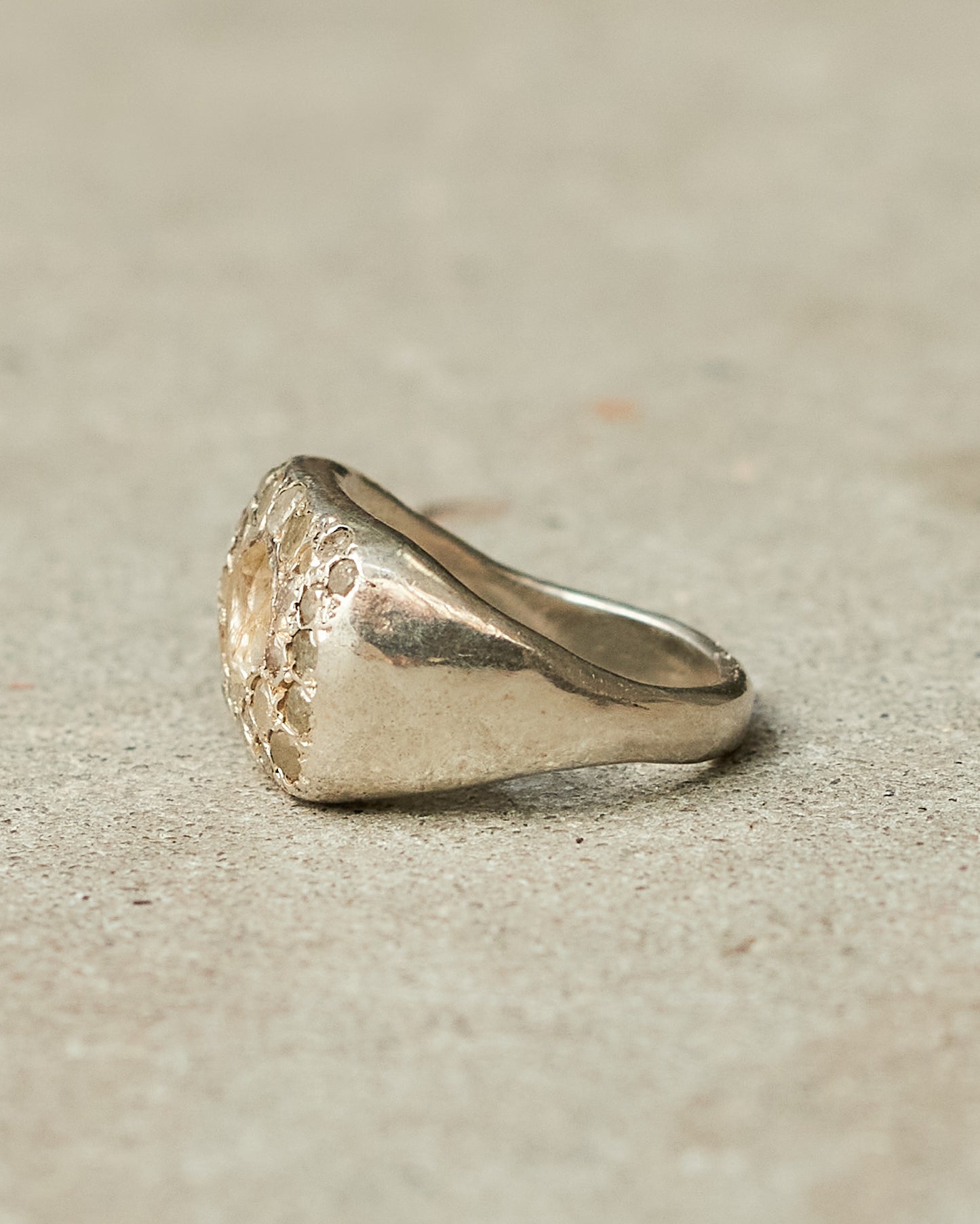 Naida Golden Rutilated Quartz Ring