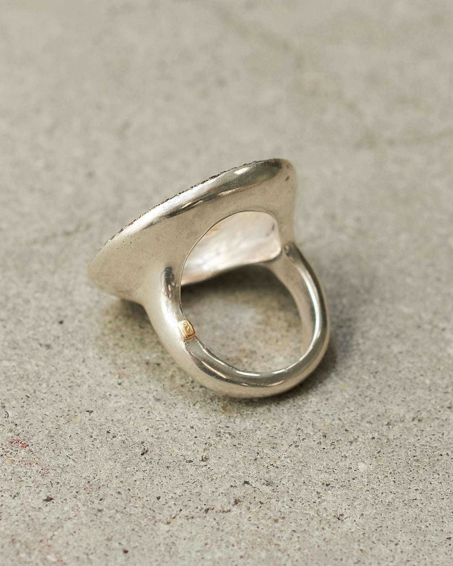 Roberta Golden Quartz Cognac Ring