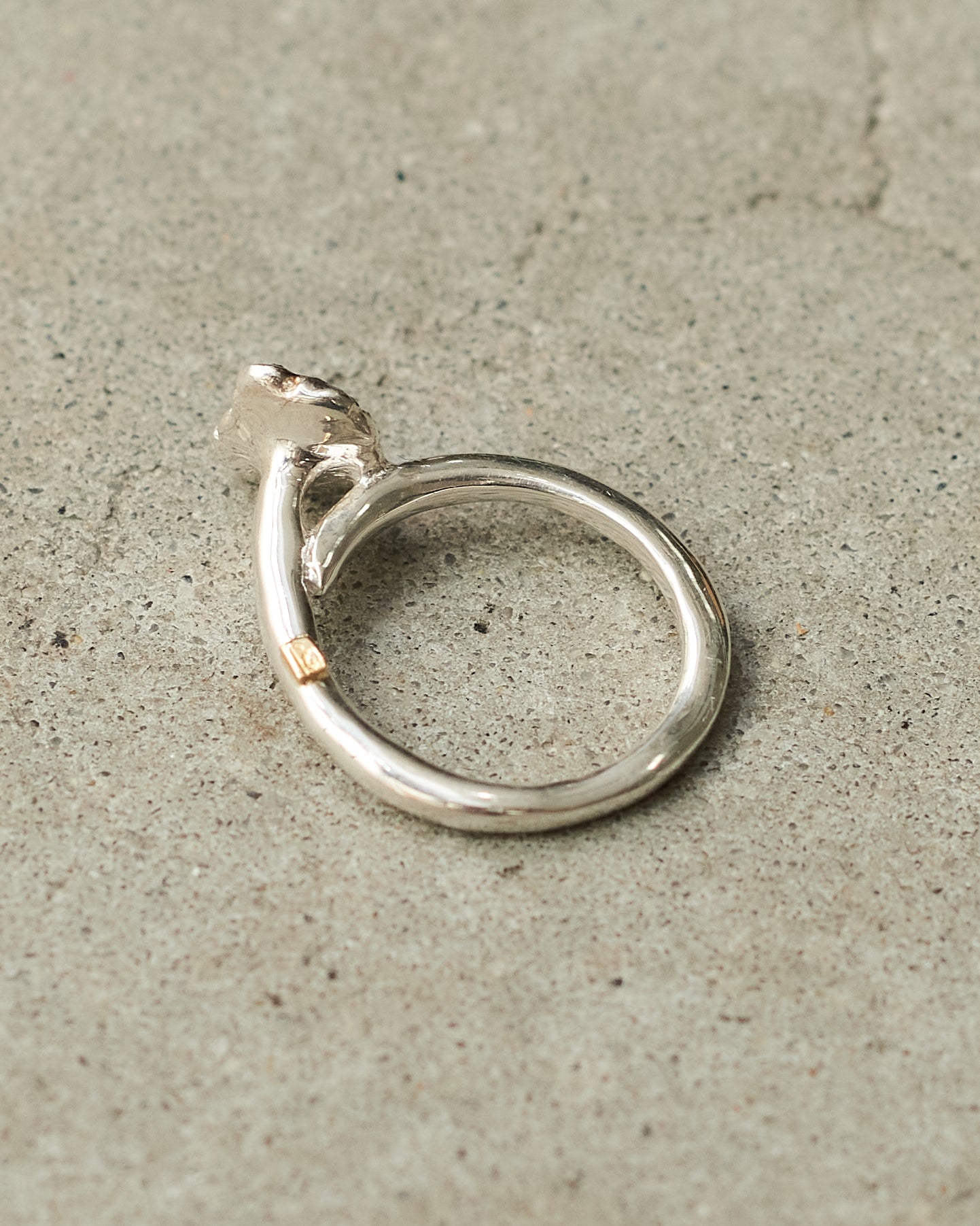 Tosca Silver Cognac Diamond Ring