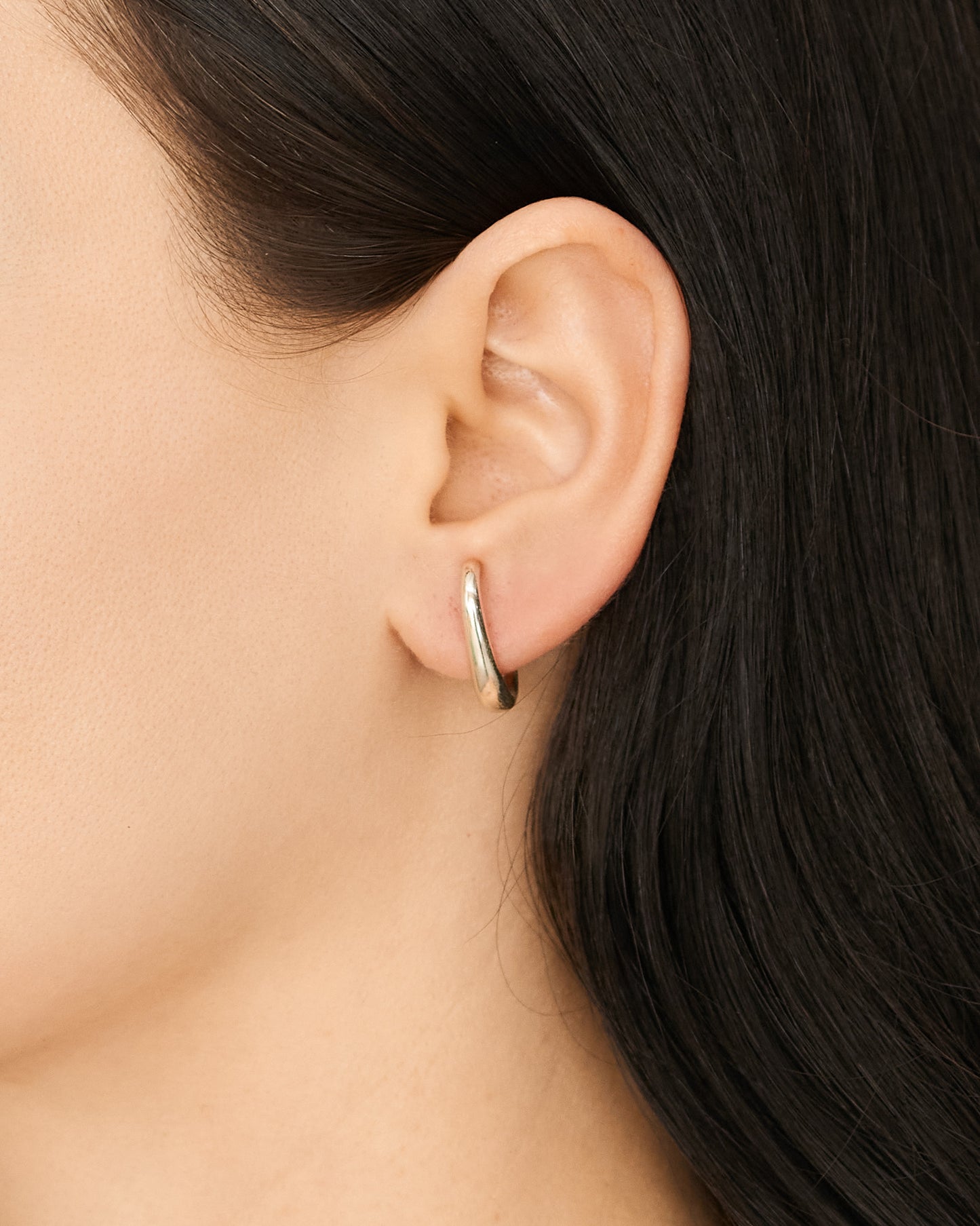 Sterling Silver Noodle Earrings