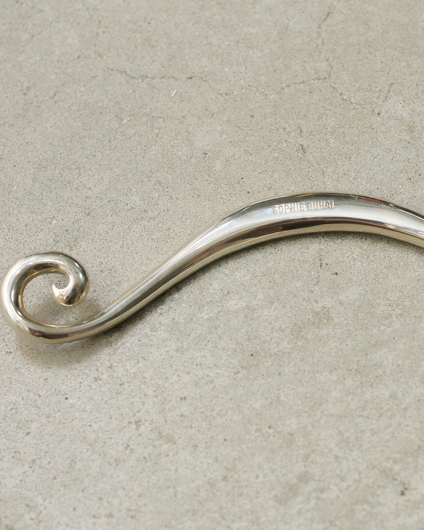 Sterling Silver Spiral Collar