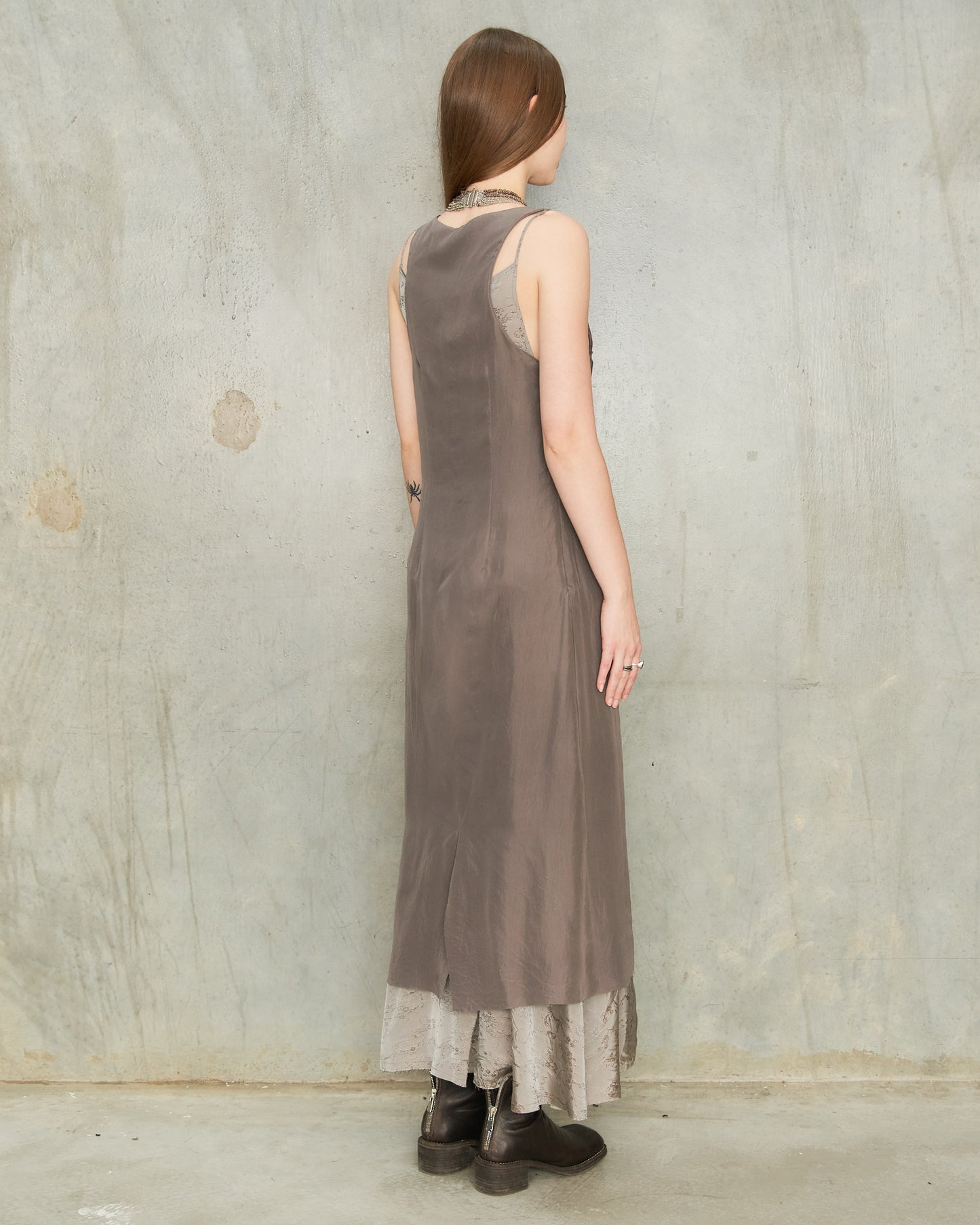 Greige Layered Dress