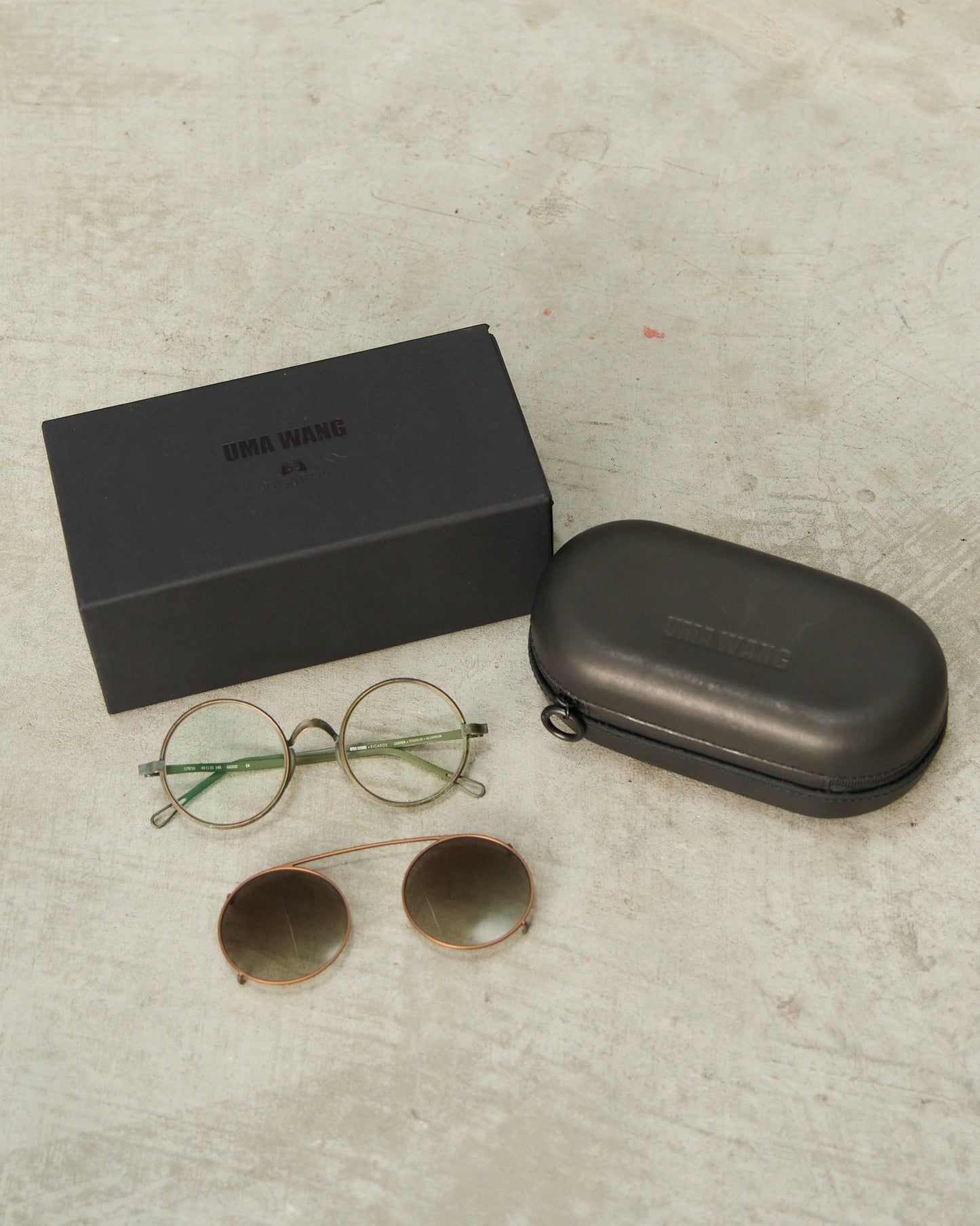 Bronze Victorian Clip Sunglasses