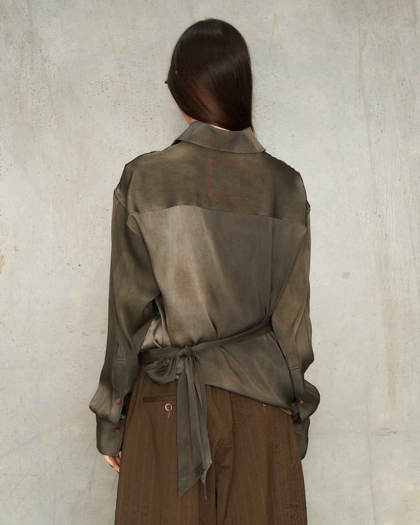 Dark Grey Dyed Tubby Top