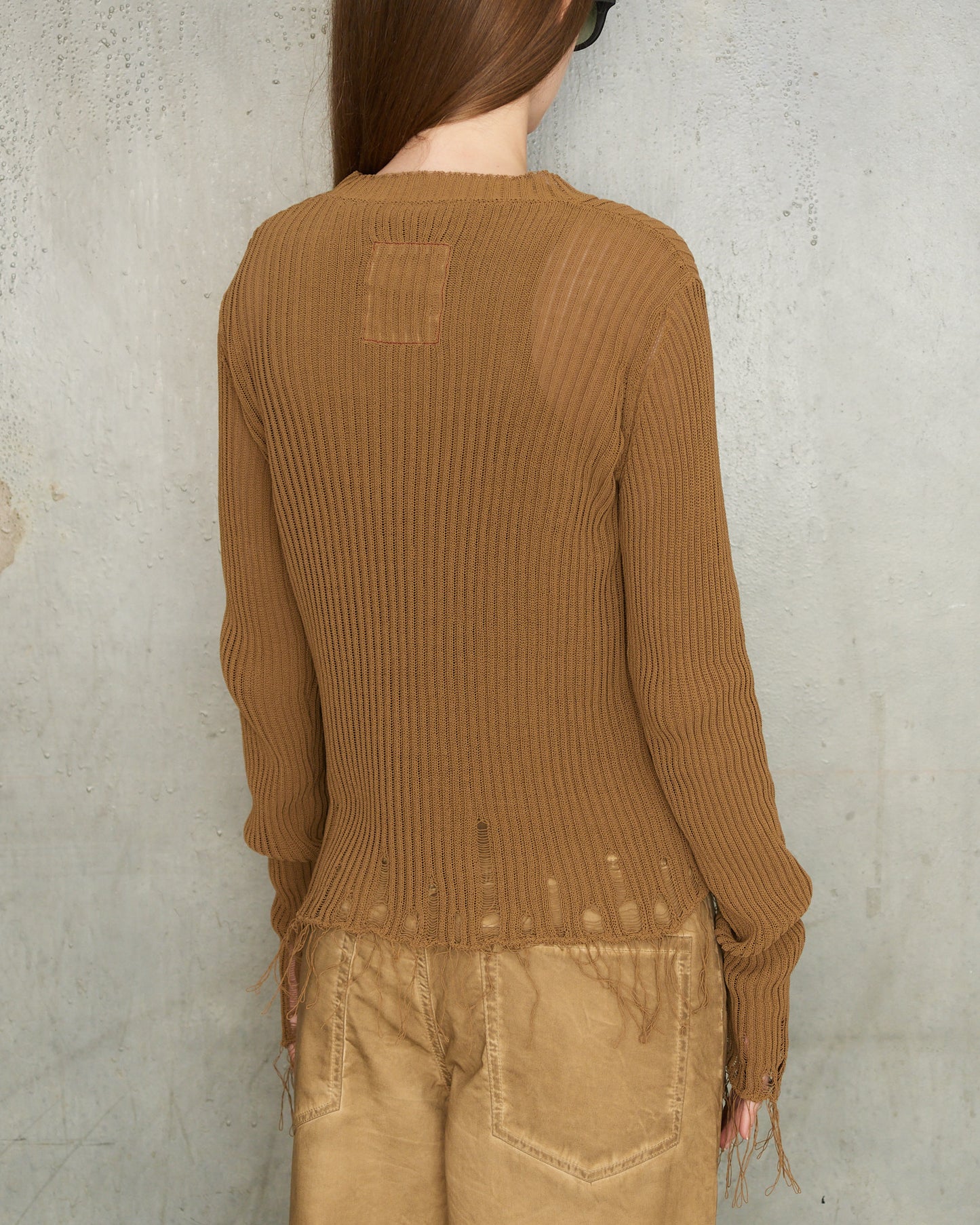 Mustard Trim Long Sleeve Top