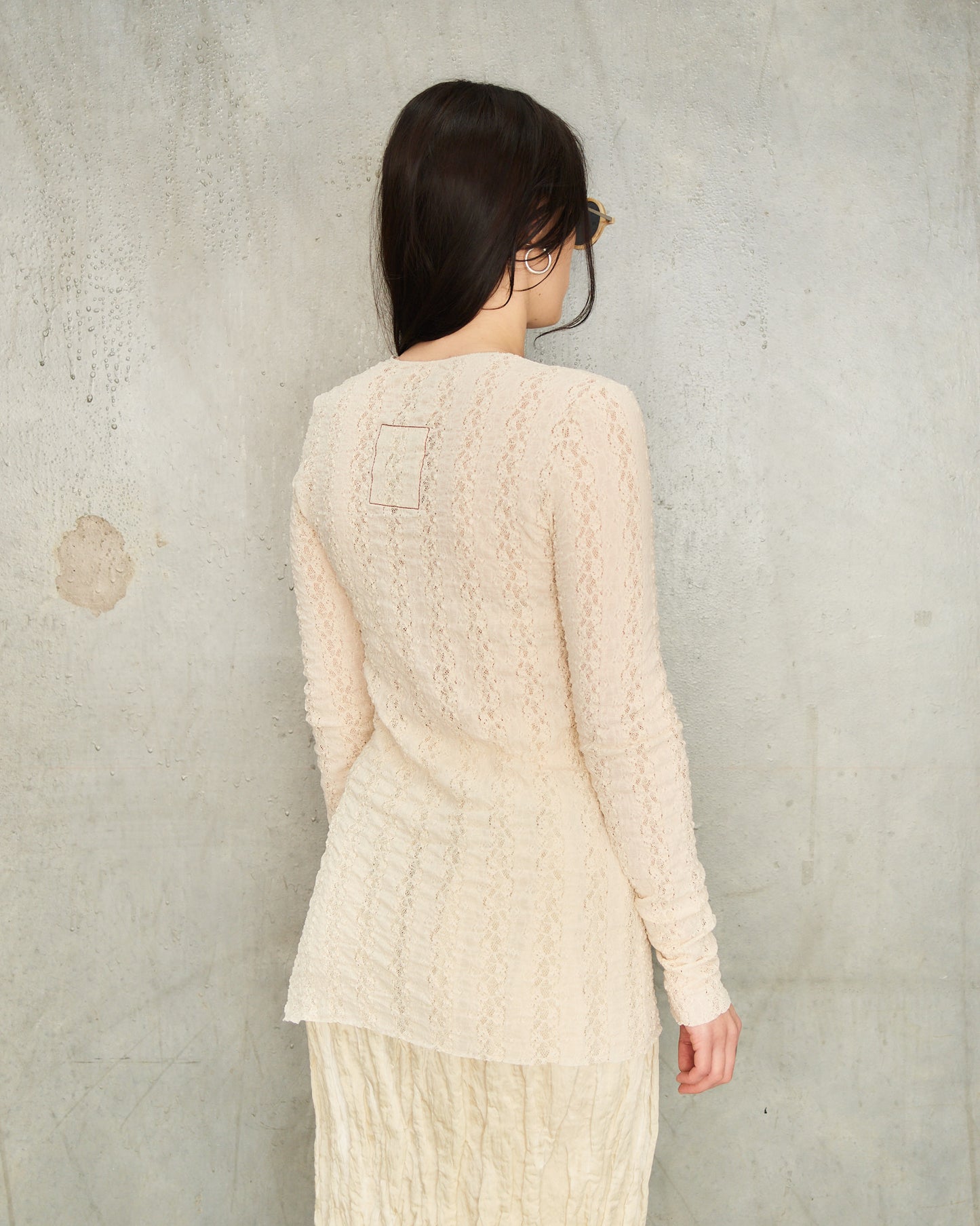 Off-White Lace Teresa Top