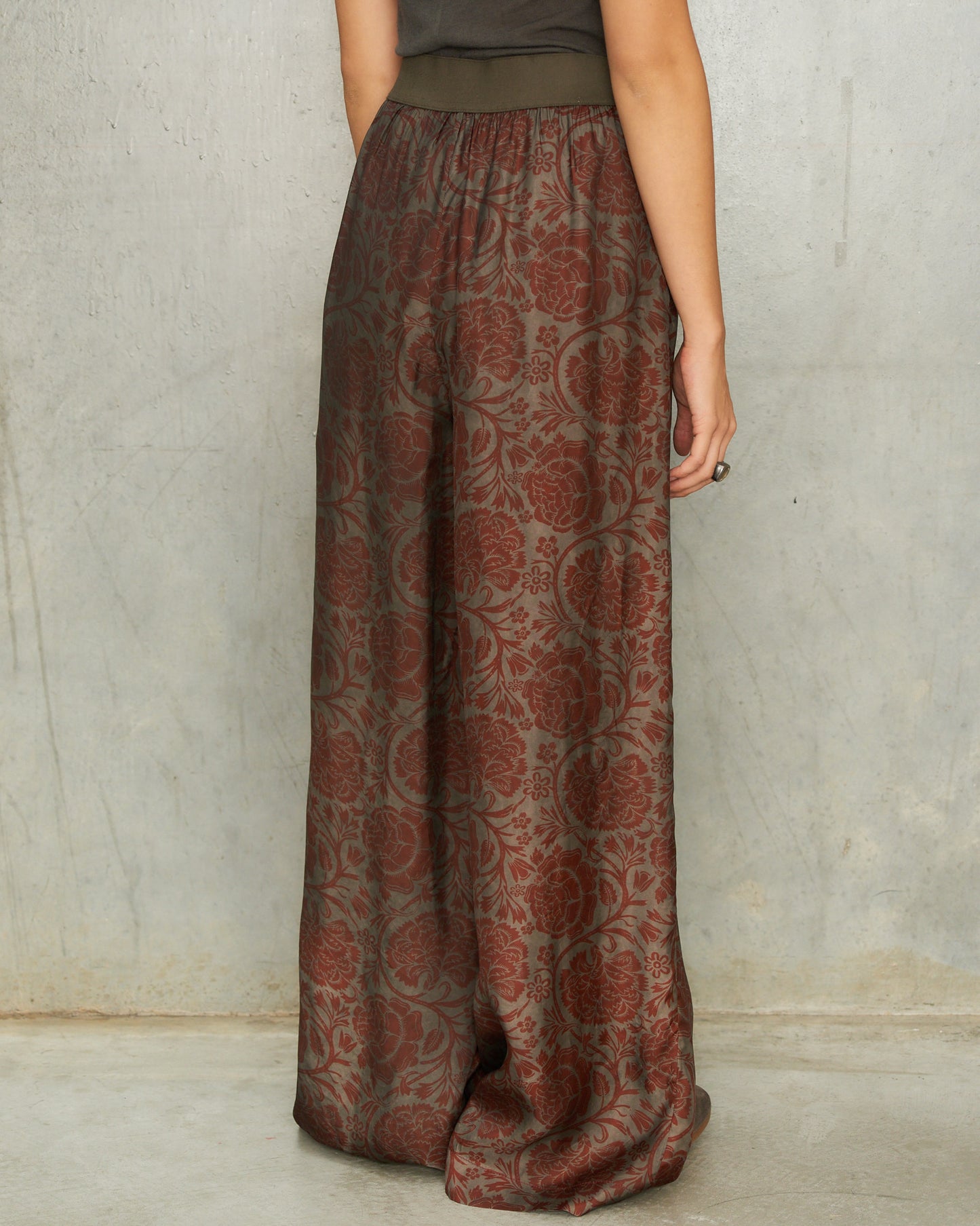 Red Moulay Pansy Pants