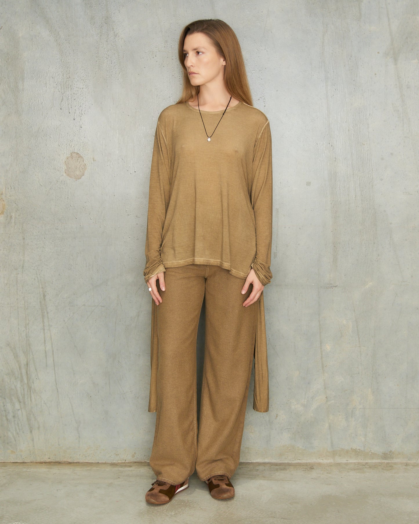 Tan Tie Tibi Top