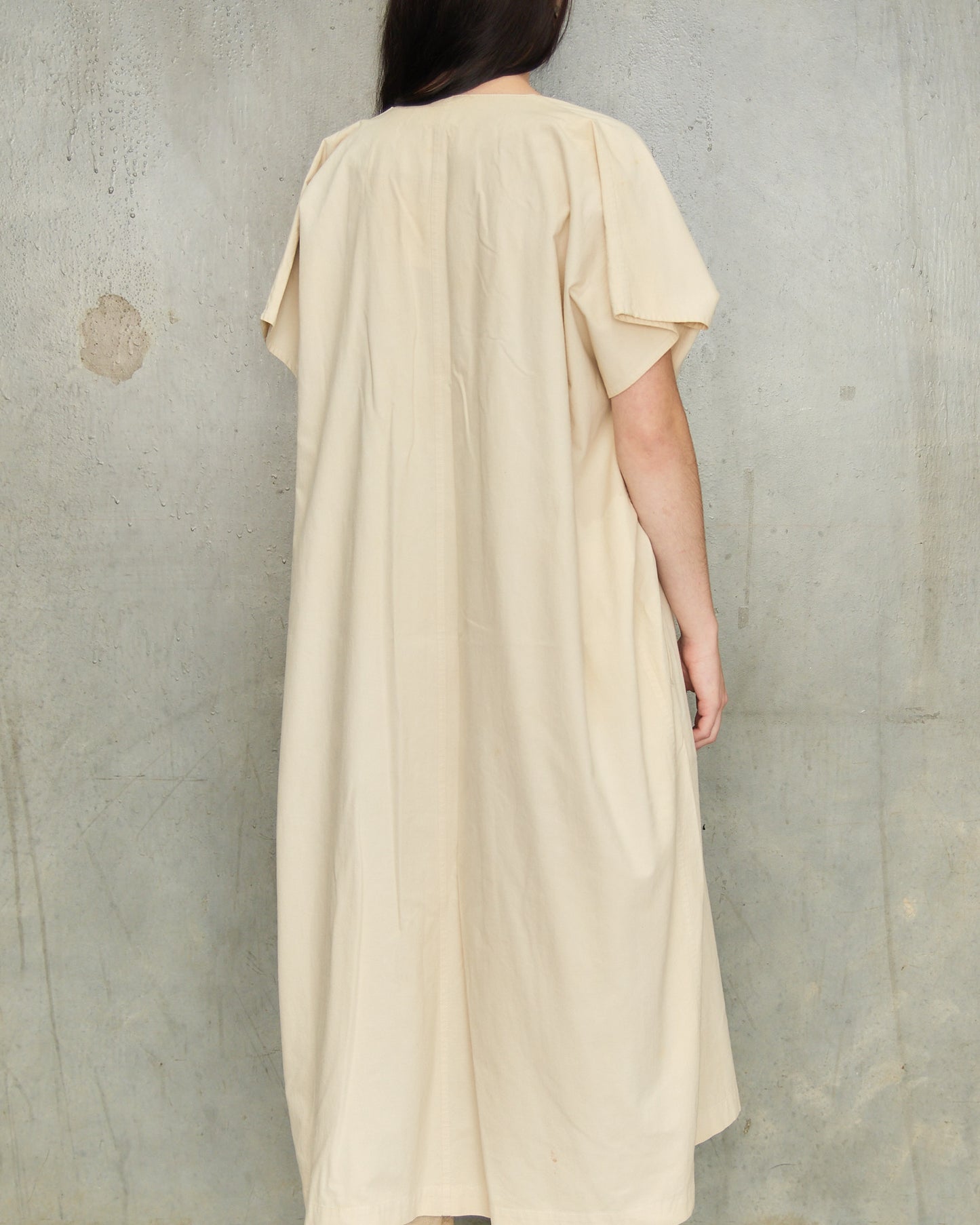 Yohji Yamamoto Beige Sculpture Dress