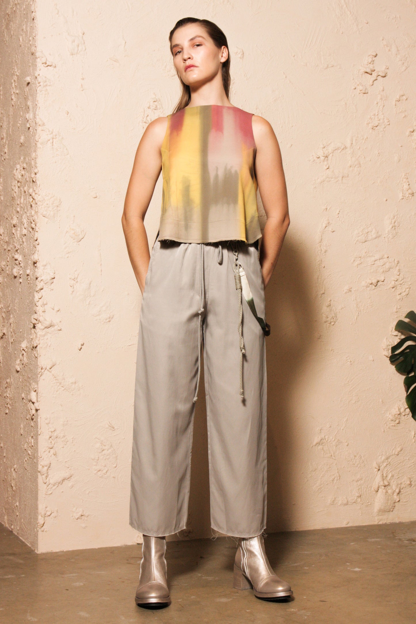 Elasticated Straight Leg Pant