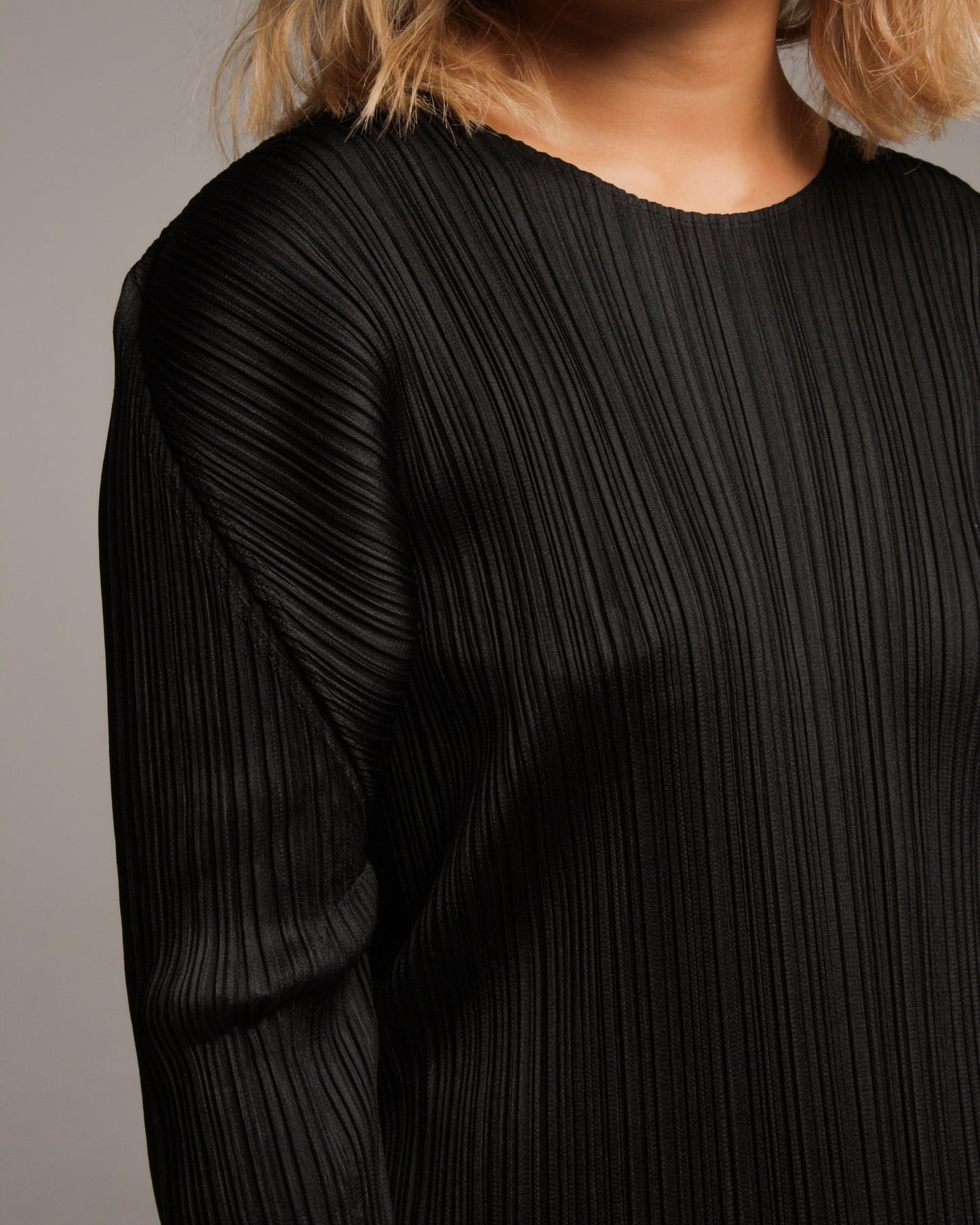 Side Zip Black Dress