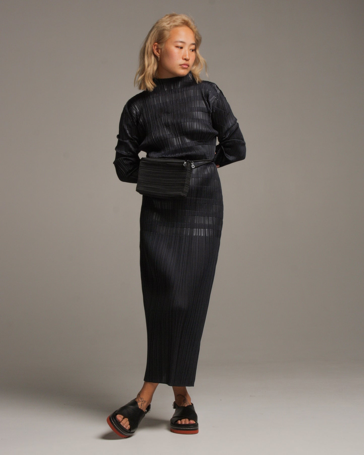 Black Box Pleats Bag