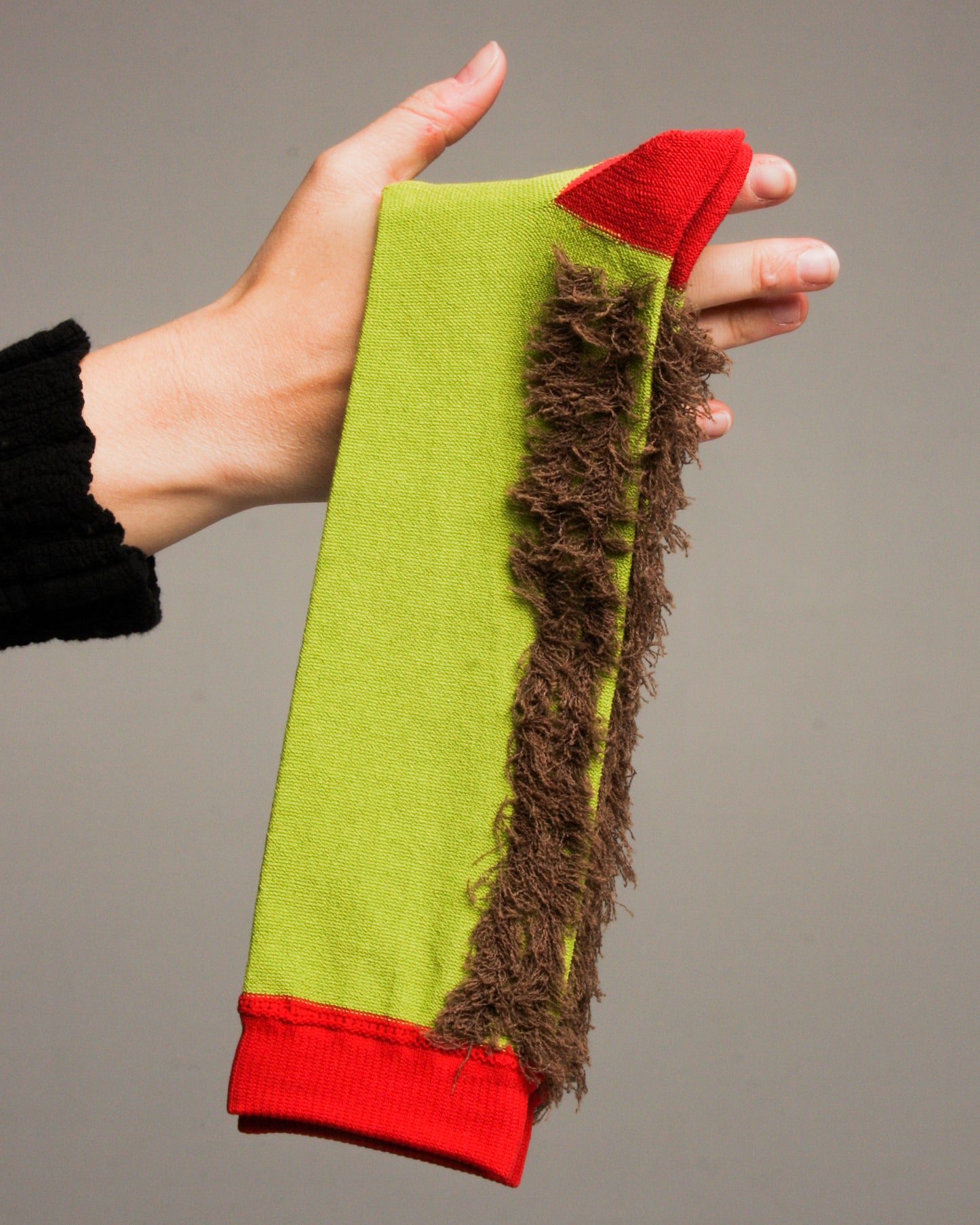 Fringe Lime Green Socks