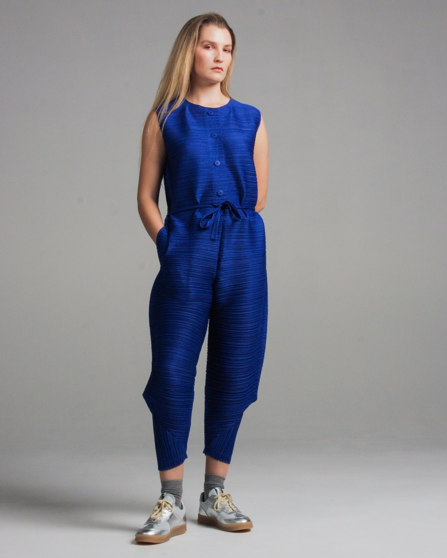Blue Thicker Bounce Jumpsuit